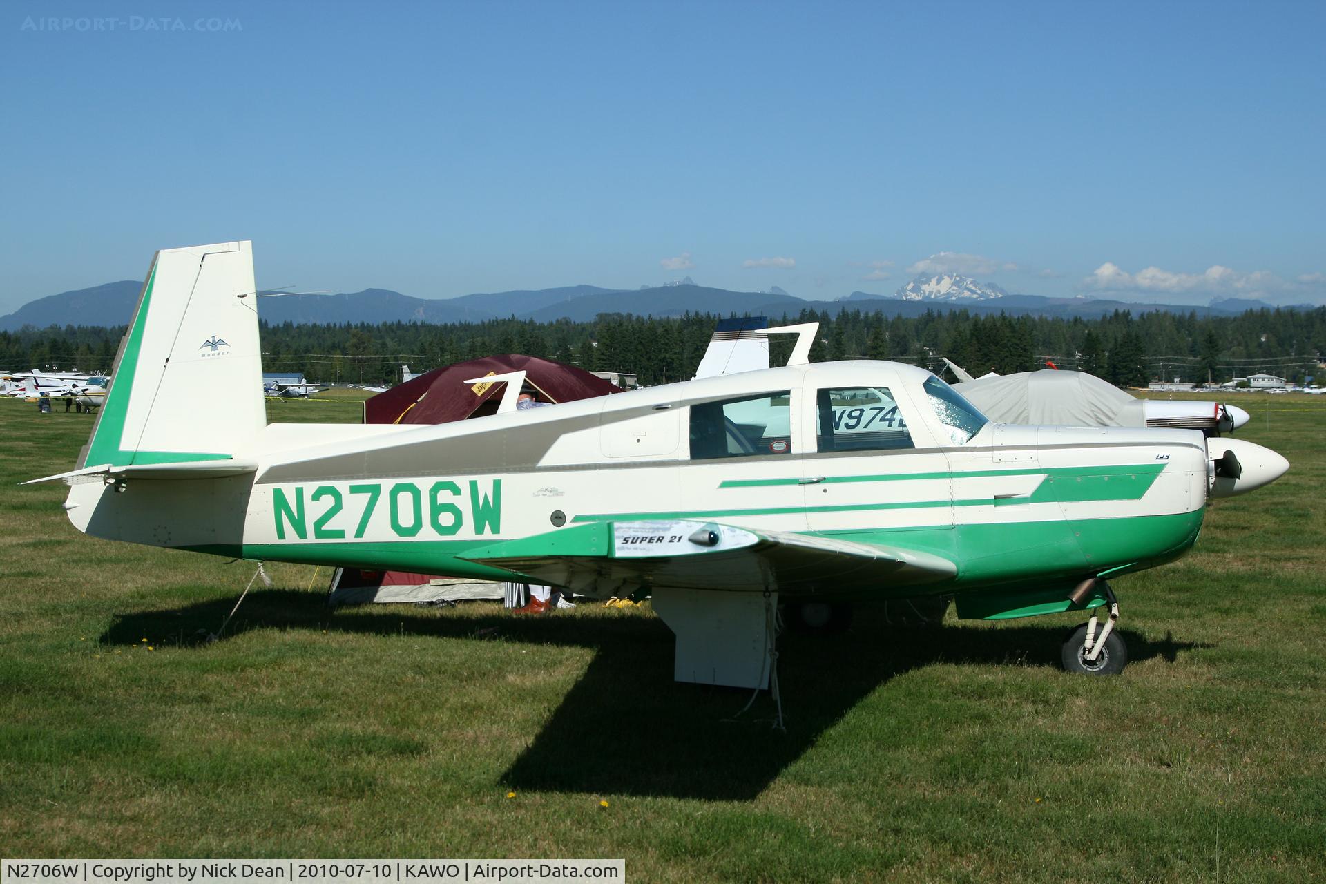 N2706W, 1966 Mooney M20E C/N 1019, KAWO