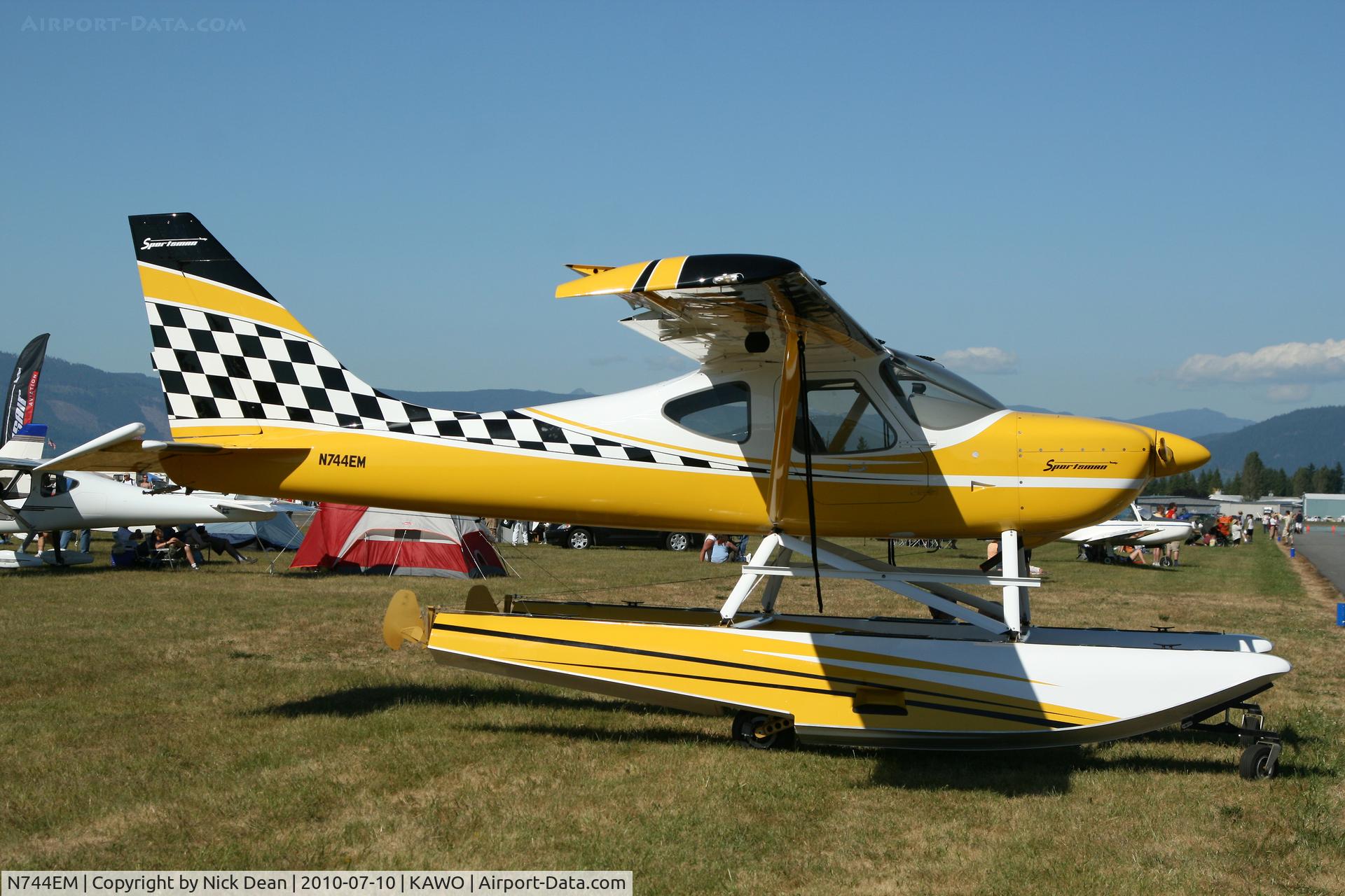 N744EM, 2007 Glasair GS-2 Sportsman C/N 7184, KAWO