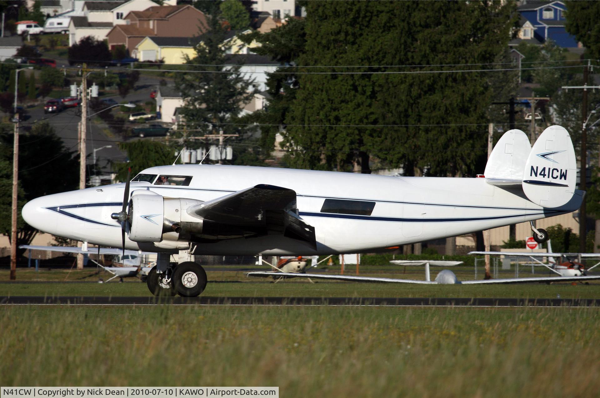 N41CW, 1954 Lockheed 18-56 Lodestar C/N 6124, KAWO