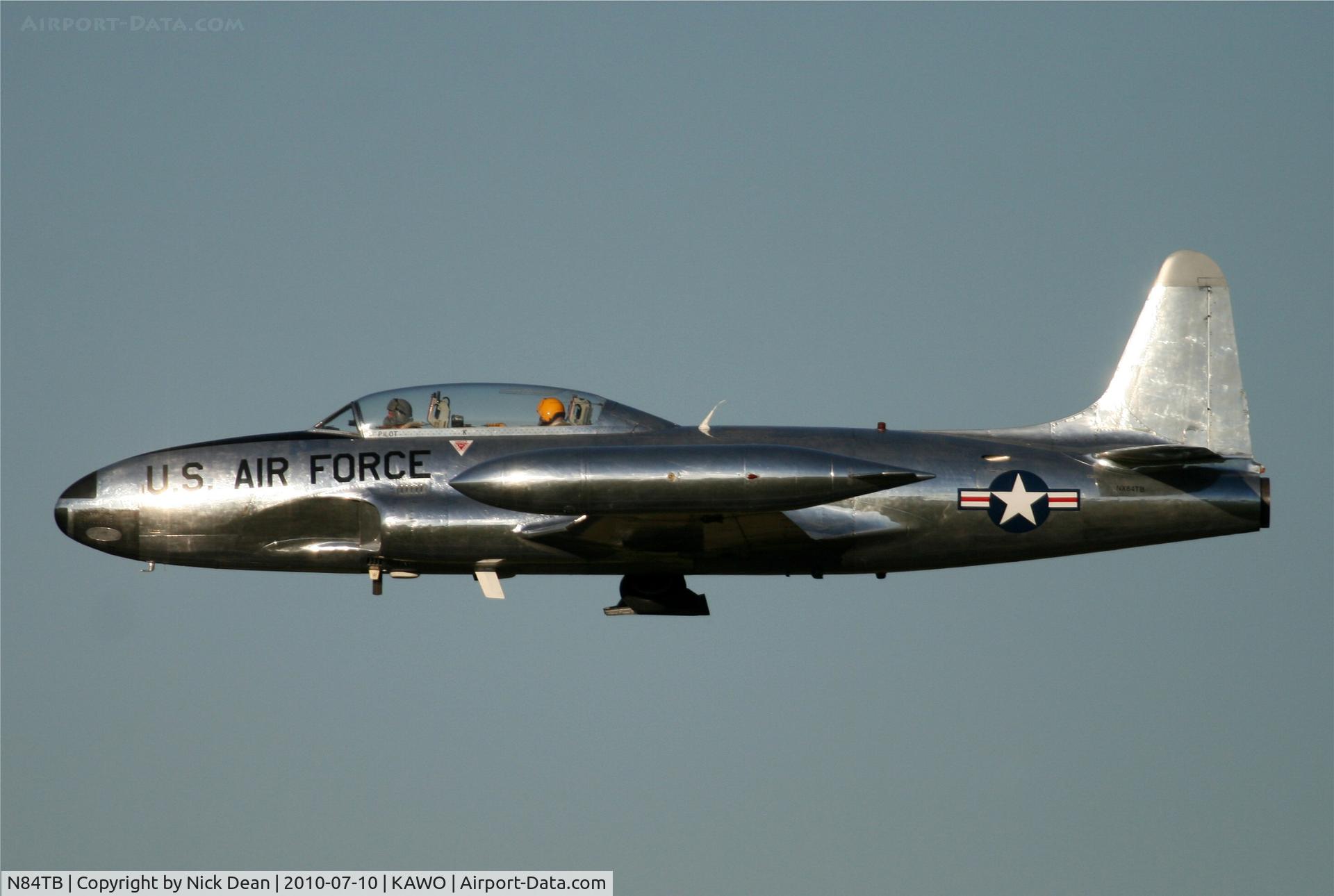 N84TB, Canadair T-33AN Silver Star 3 C/N T33-129, KAWO