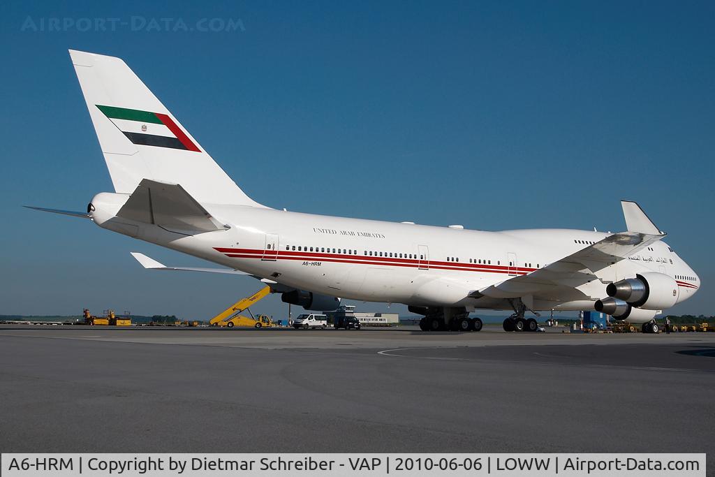 A6-HRM, 1998 Boeing 747-422 C/N 26903, UAE Government Boeing 747-400