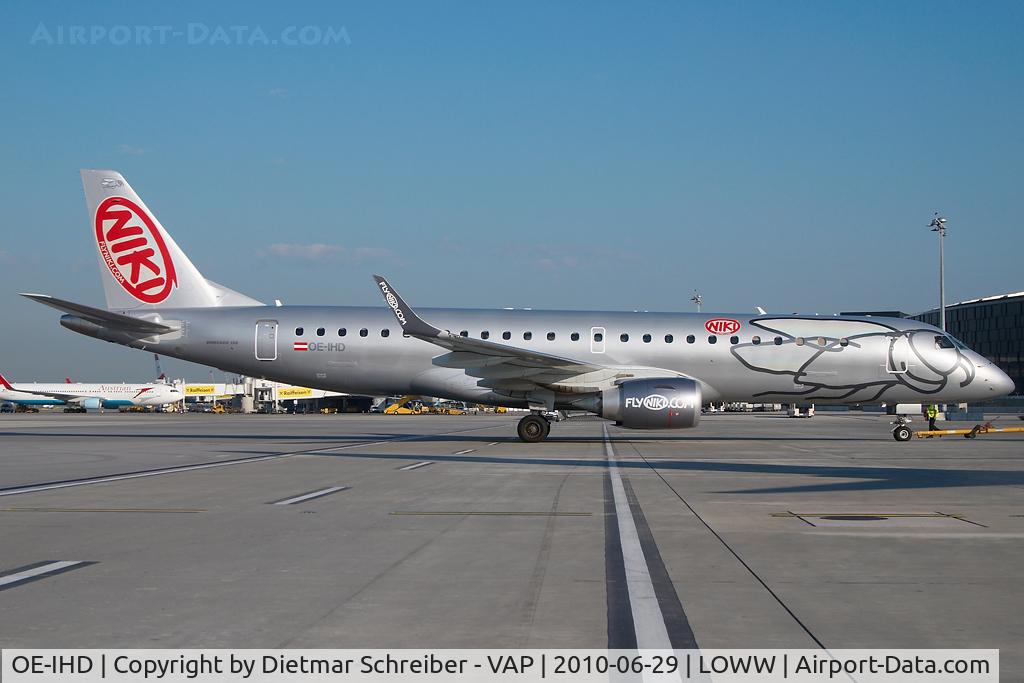 OE-IHD, 2010 Embraer E190 (ERJ-190-100) C/N 19000354, Fly Niki Embraer 190