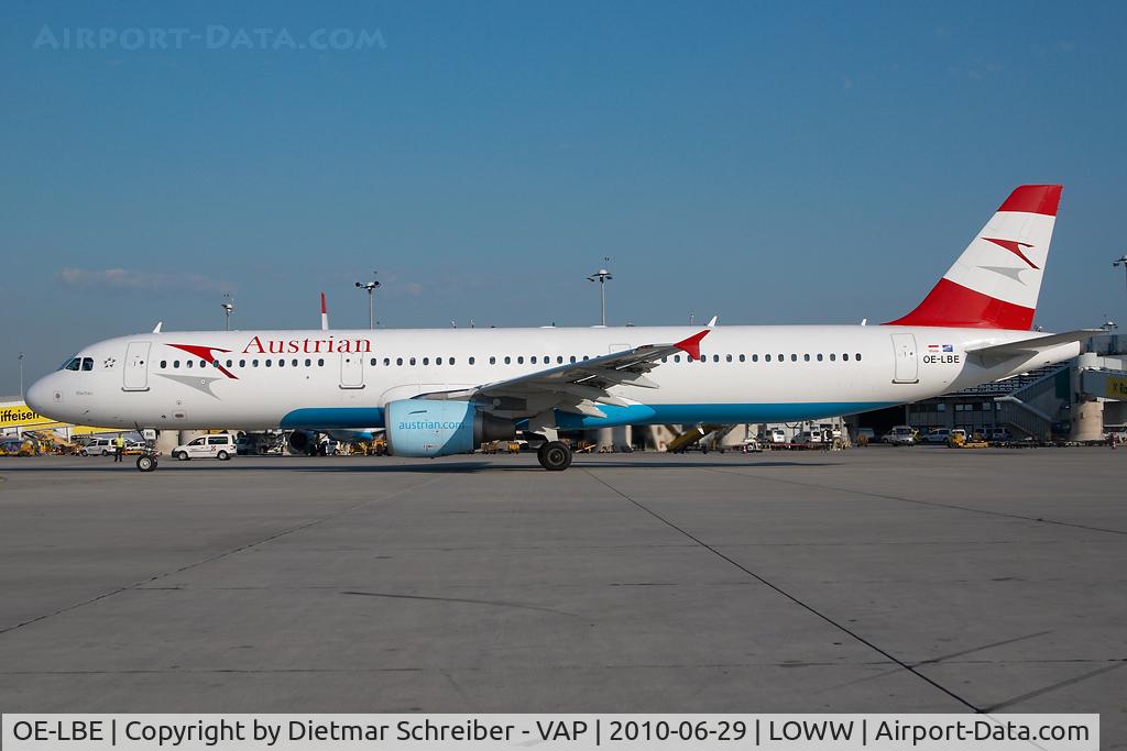 OE-LBE, 1998 Airbus A321-211 C/N 935, Austrian Airlines Airbus 321
