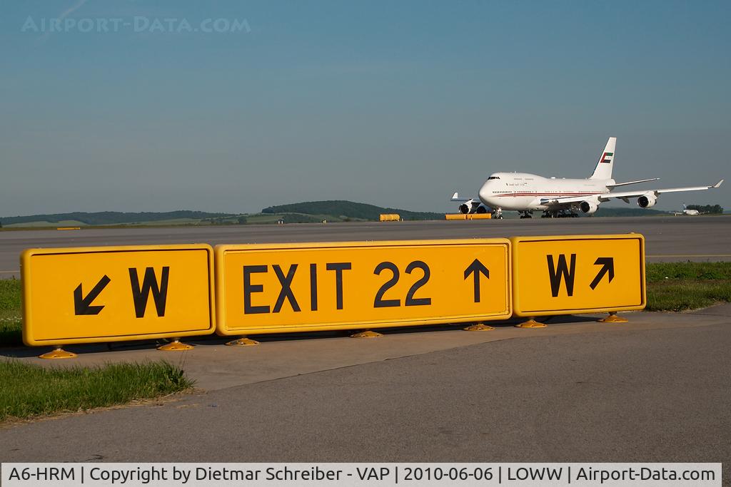 A6-HRM, 1998 Boeing 747-422 C/N 26903, UAE Government Boeing 747-400