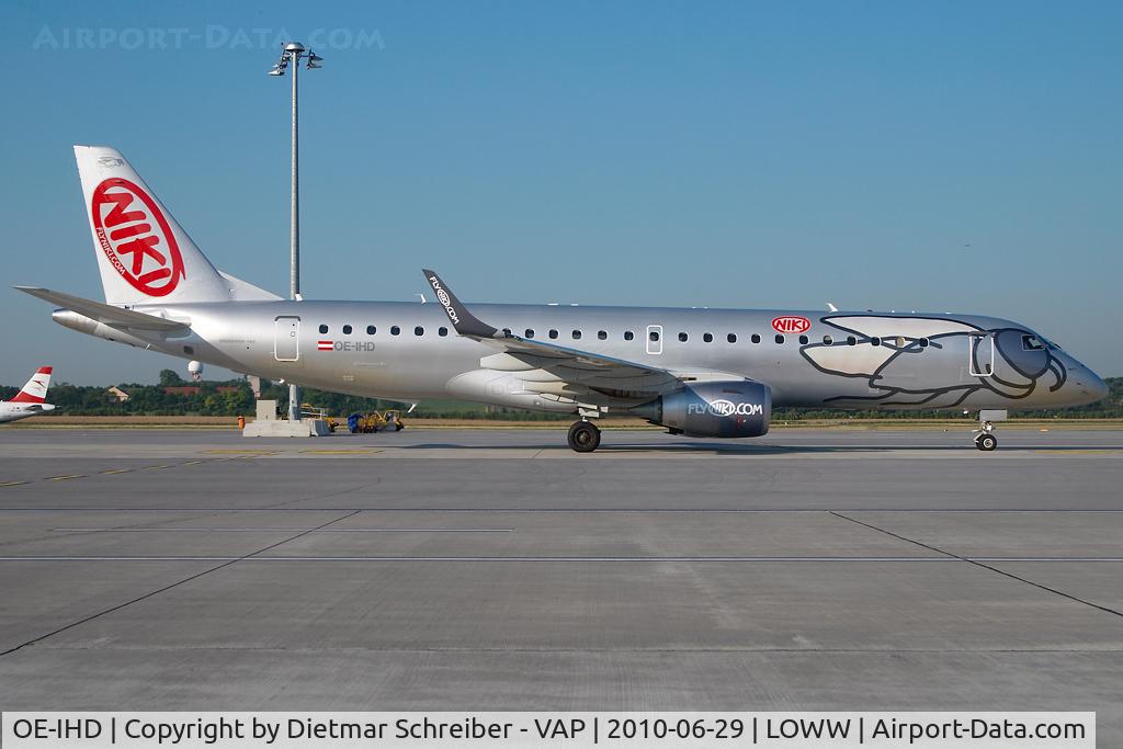 OE-IHD, 2010 Embraer E190 (ERJ-190-100) C/N 19000354, Fly Niki Embraer 190
