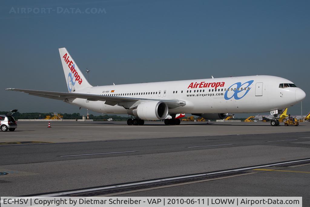 EC-HSV, 2001 Boeing 767-3Q8/ER C/N 29387, Air Europa Boeing 767-300