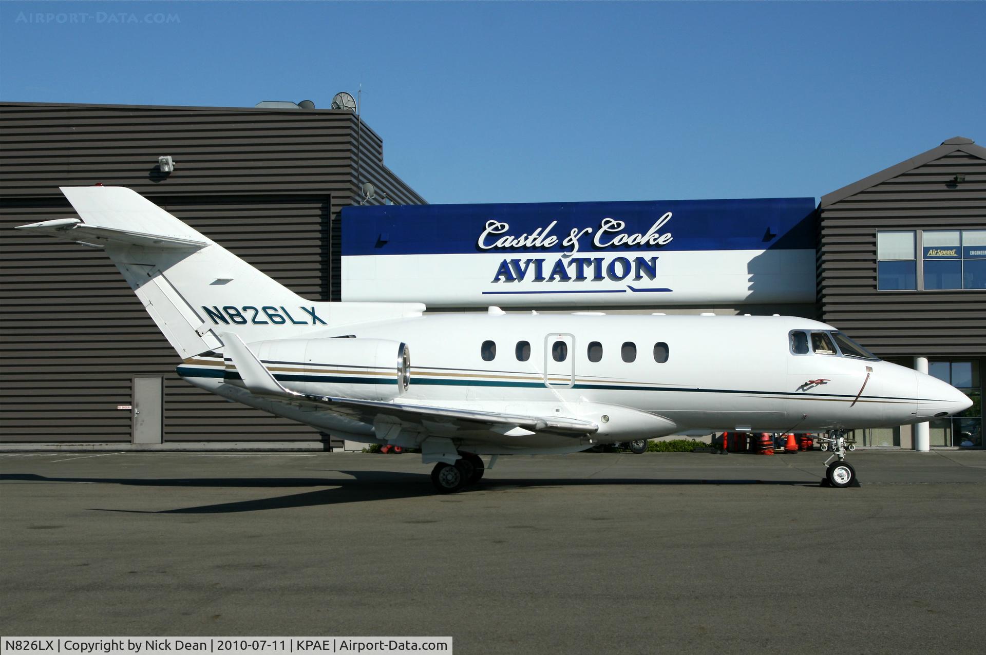 N826LX, 2006 Raytheon Hawker 850XP C/N 258826, KPAE