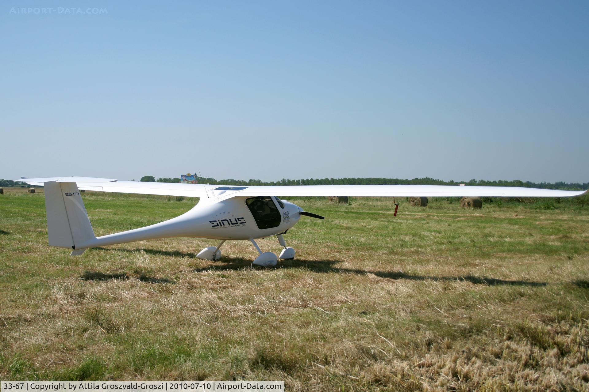 33-67, 2009 Pipistrel Sinus 912 C/N 323SN912, Balatonfökajár UL Airfield, Hungary