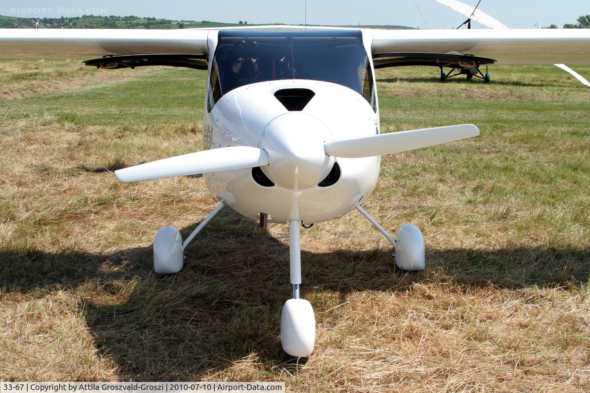 33-67, 2009 Pipistrel Sinus 912 C/N 323SN912, Balatonfökajár UL Airfield, Hungary