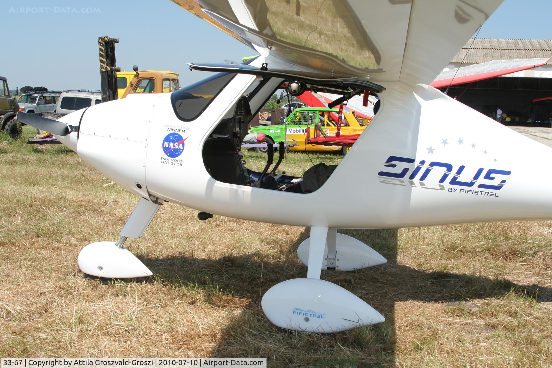33-67, 2009 Pipistrel Sinus 912 C/N 323SN912, Balatonfökajár UL Airfield, Hungary
