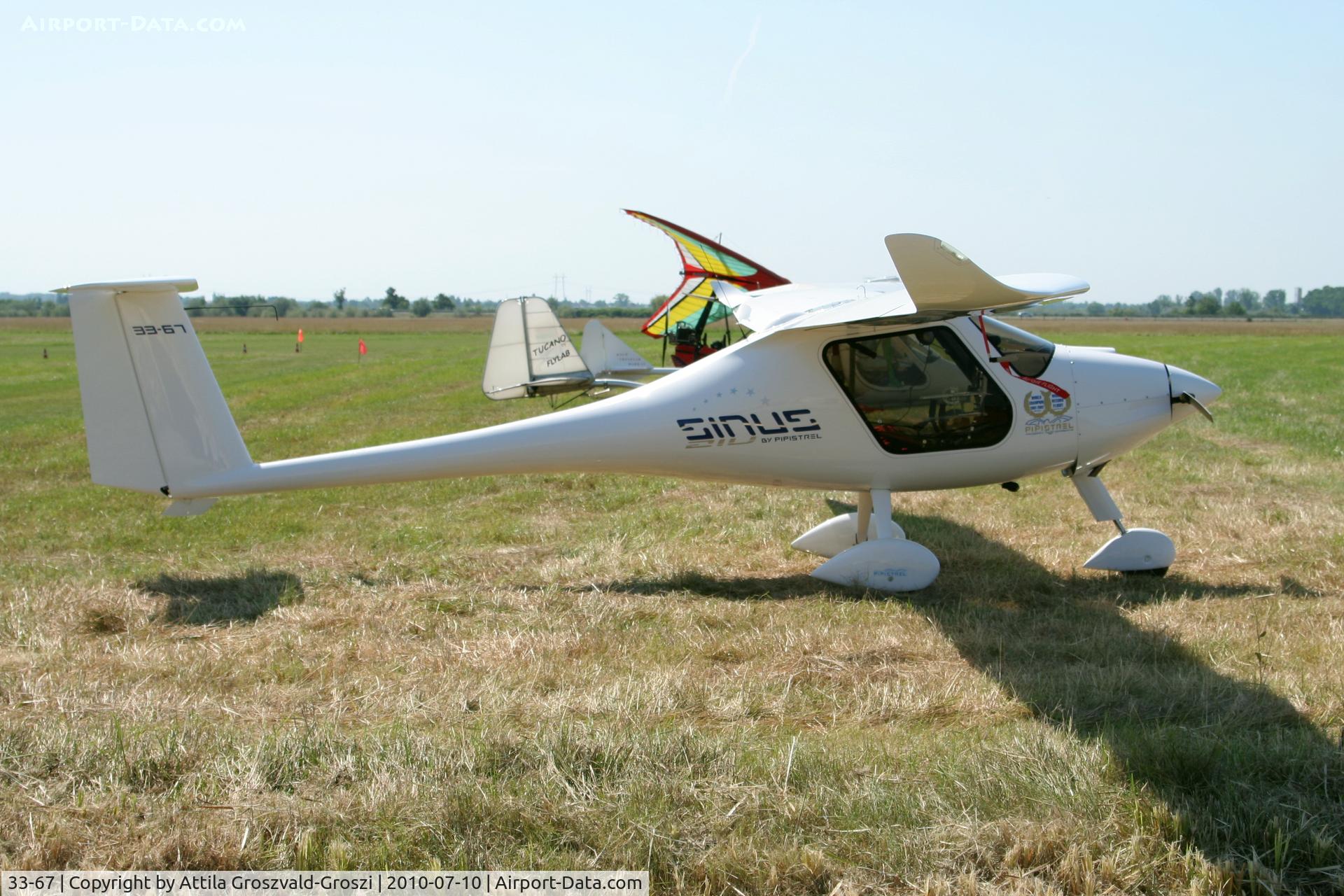 33-67, 2009 Pipistrel Sinus 912 C/N 323SN912, Balatonfökajár UL Airfield, Hungary