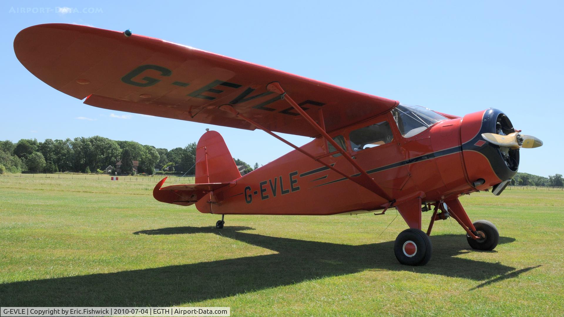 G-EVLE, 1939 Rearwin 8125 Cloudster C/N 803, 3. G-EVLE at Shuttleworth American Air Display 4th. July 2010