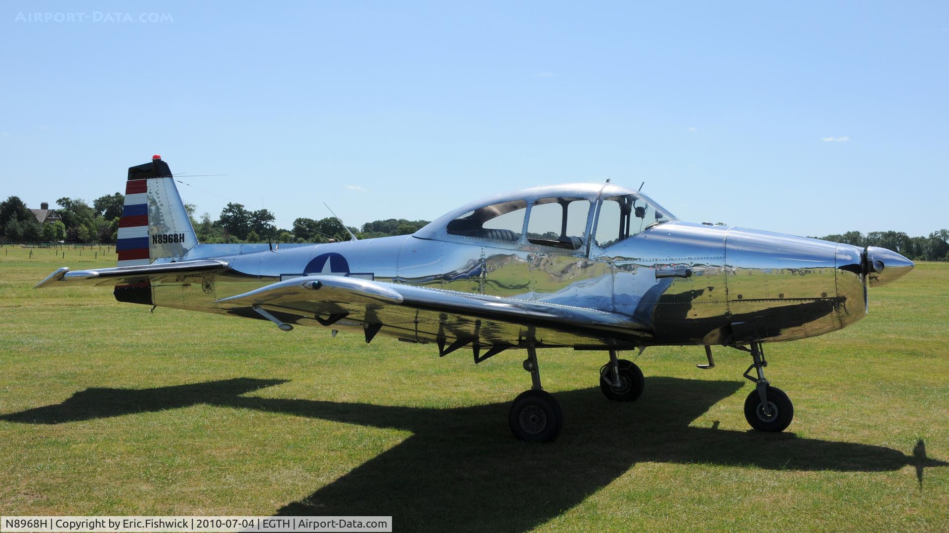 N8968H, 1947 North American Navion (NA-145) C/N NAV-4-968, 2. N8968H at Shuttleworth American Air Display 4th. July 2010