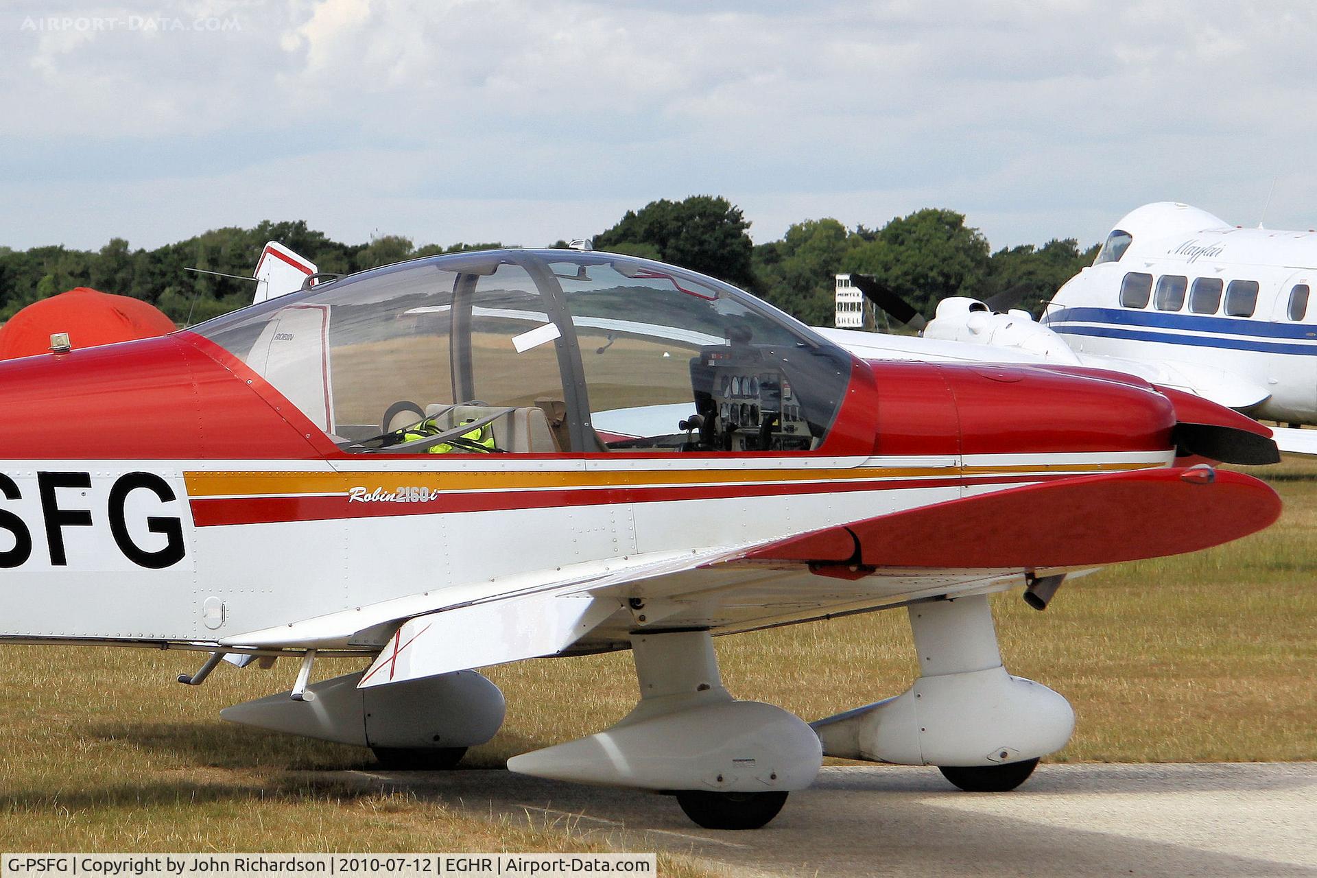 G-PSFG, 1999 Robin R-2160i Alpha Sport Alpha Sport C/N 337, Parked at Goodwood