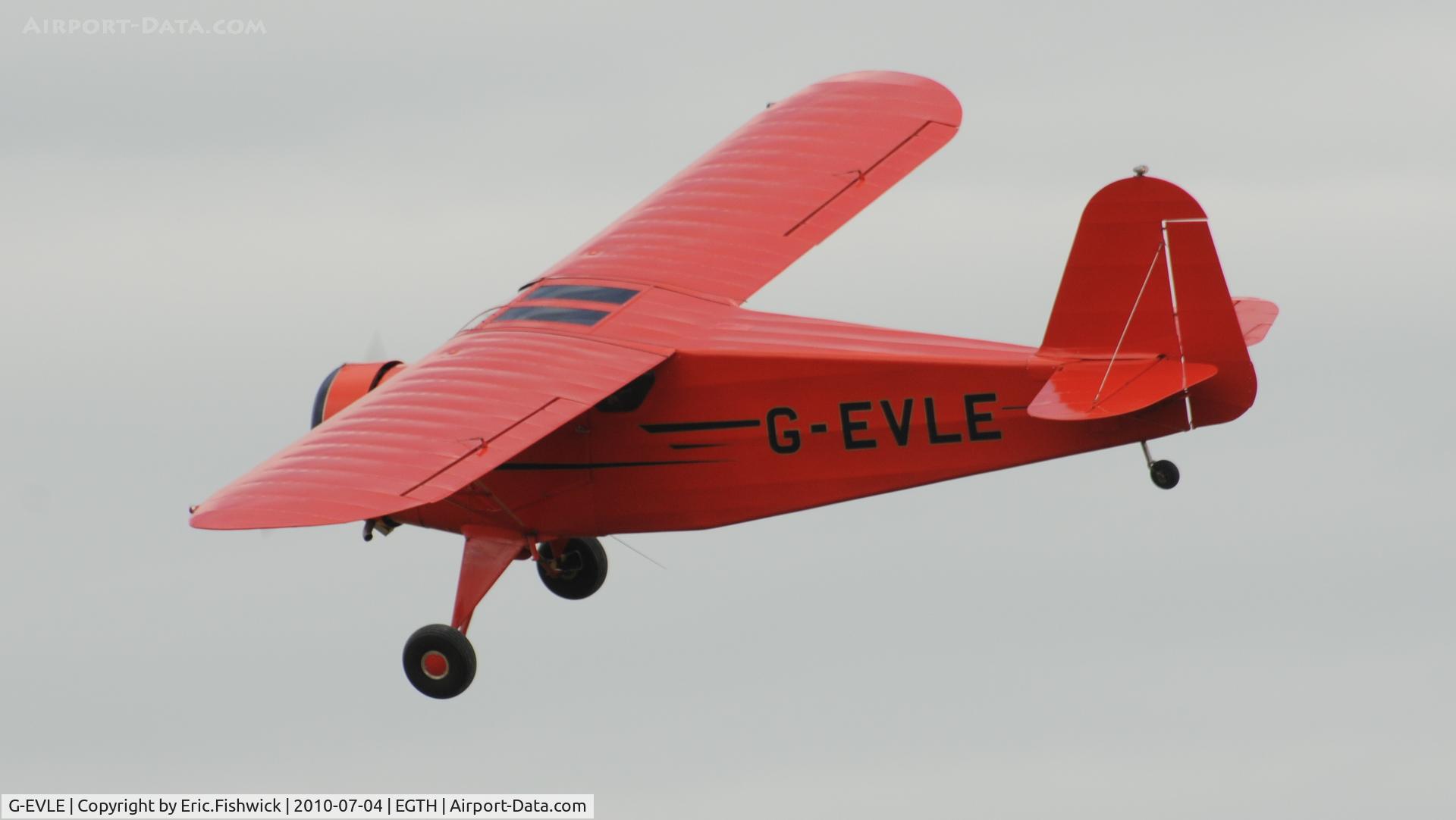 G-EVLE, 1939 Rearwin 8125 Cloudster C/N 803, G-ELVE at Shuttleworth American Air Display 4th. July 2010
