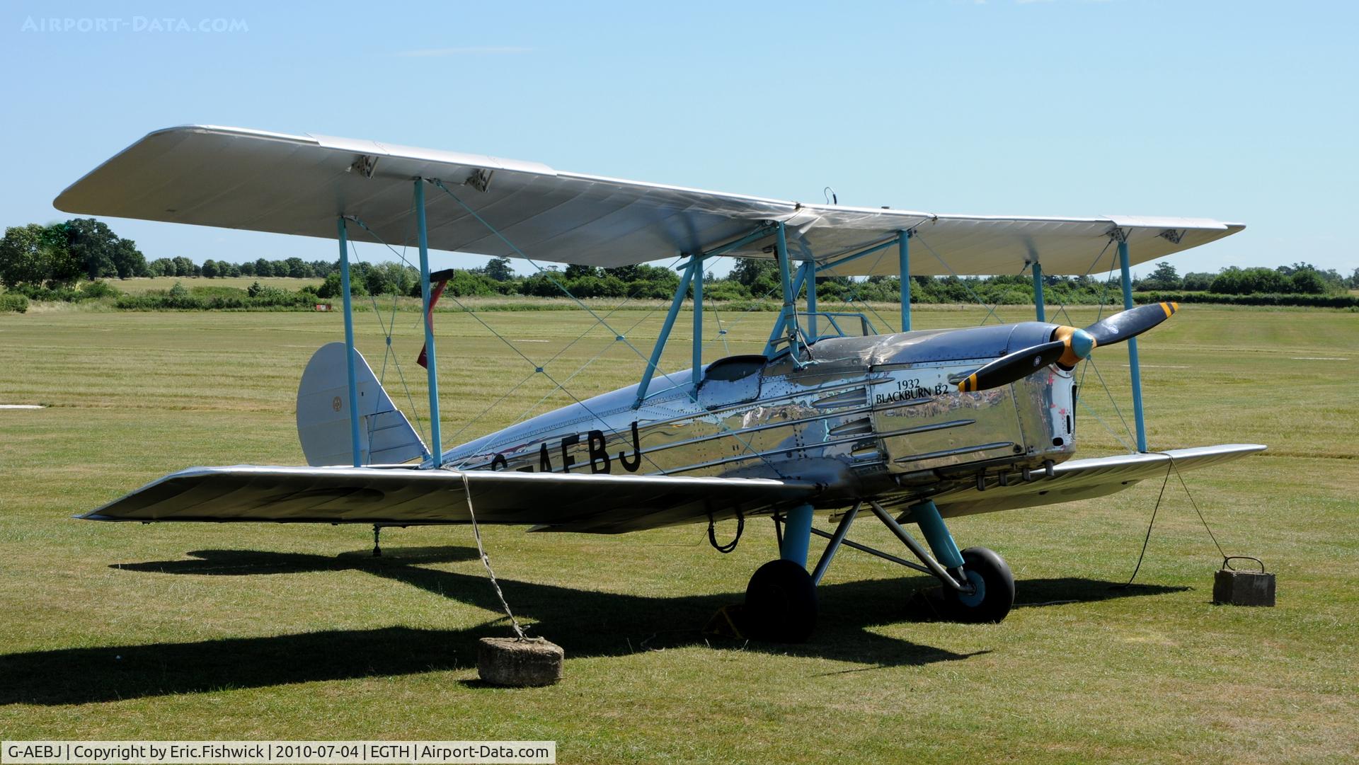 G-AEBJ, 1936 Blackburn B.2 Series 1 C/N 6300/8, 3. G-AEBJ at Shuttleworth American Air Display 4th. July 2010