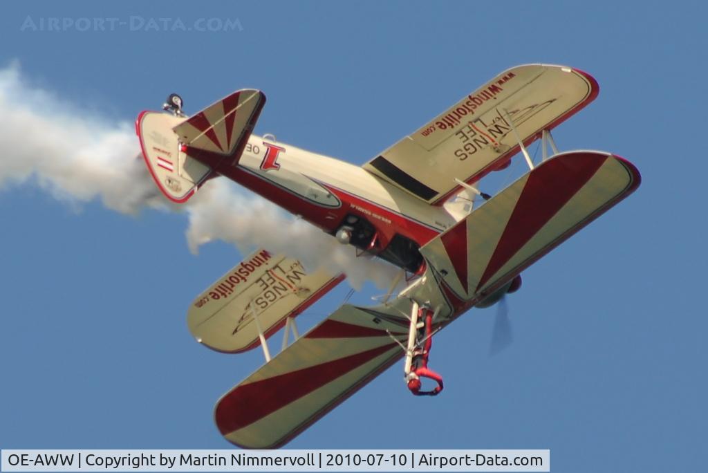 OE-AWW, 1943 Boeing N2S-5 Kaydet (E75) C/N 75-5386, Private