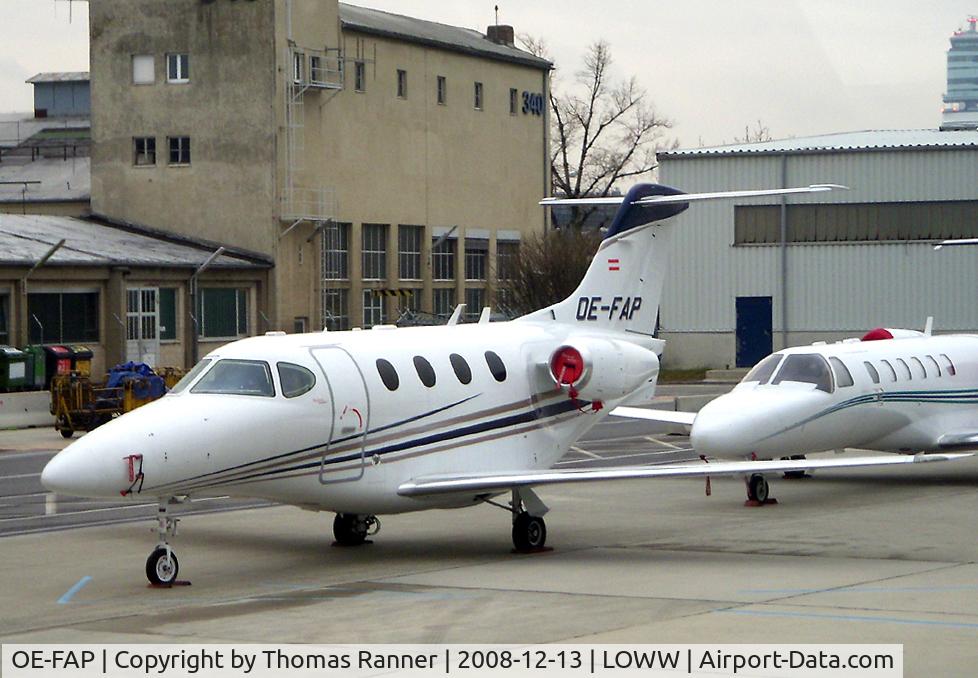 OE-FAP, 2008 Hawker Beechcraft 390 Premier 1A C/N RB-215, Raytheon 390