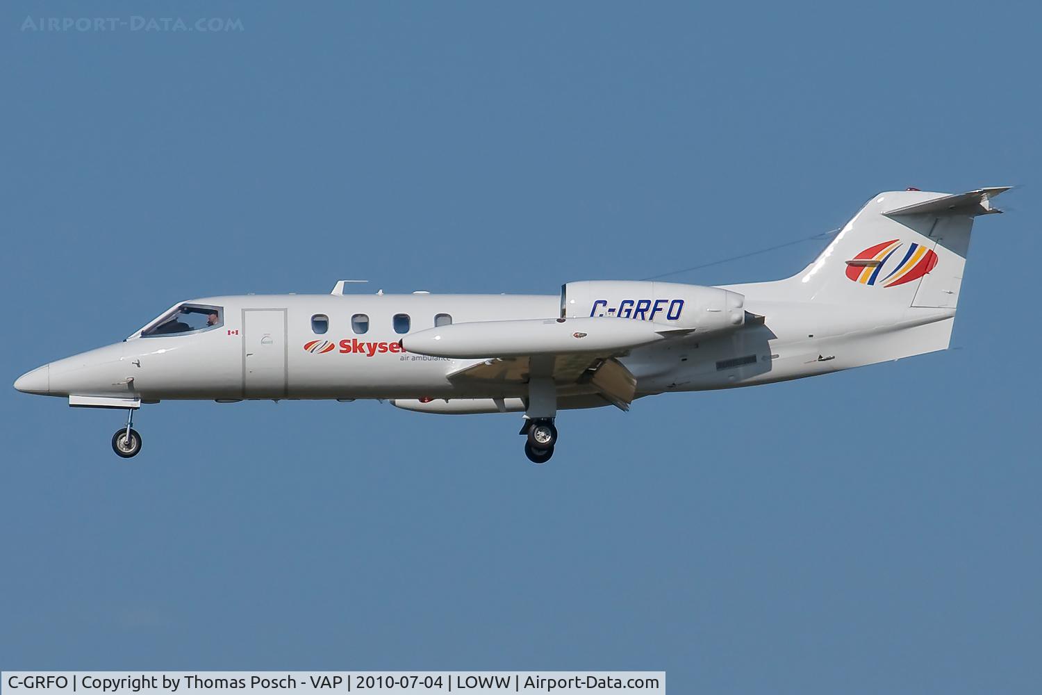 C-GRFO, 1977 Learjet 35A C/N 35A-100, Skyservice Business Aviation