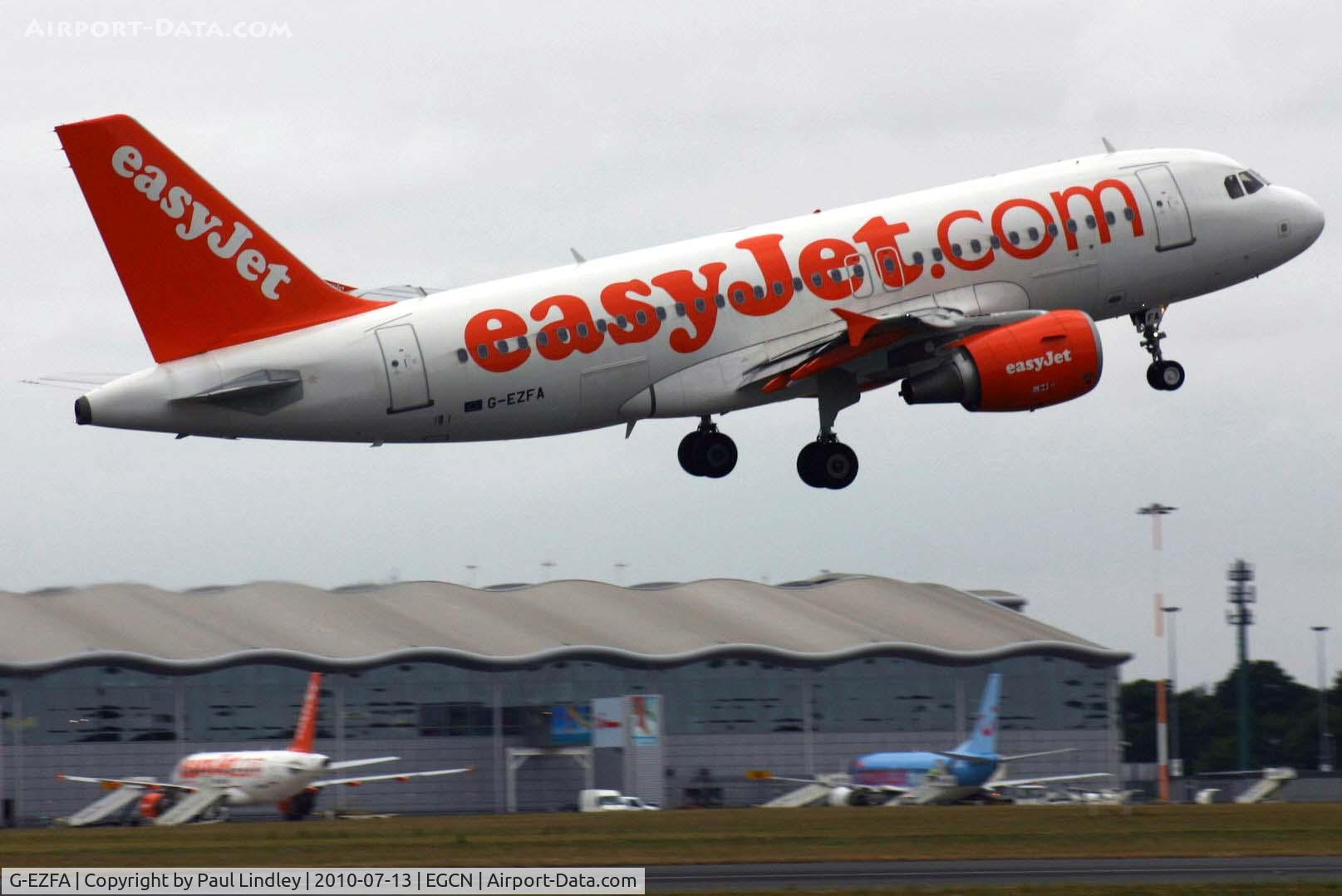 G-EZFA, 2009 Airbus A319-111 C/N 3788, Circuit training as 'EZY8040'
