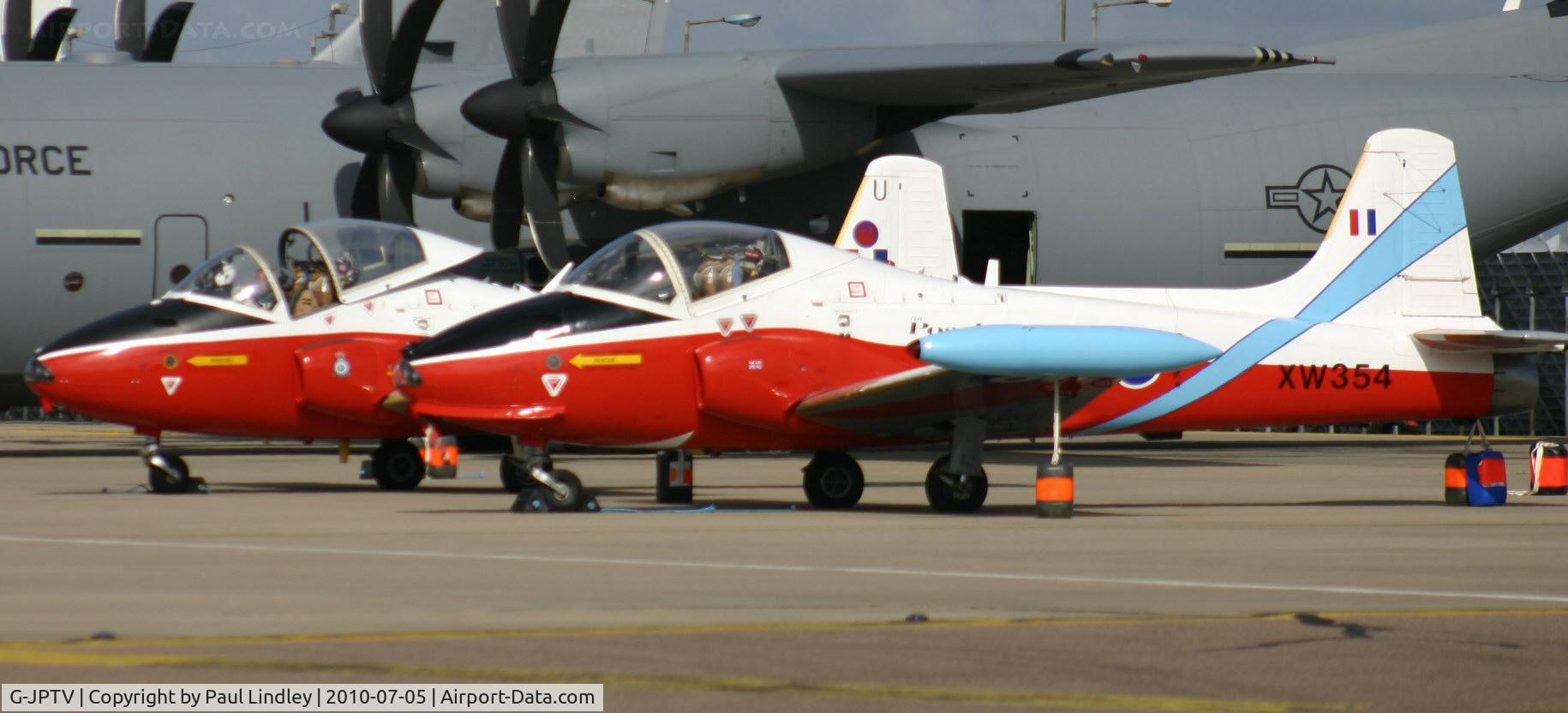 G-JPTV, 1971 BAC 84 Jet Provost T.5A C/N EEP/JP/1005, Had been on static display at RAF Waddington