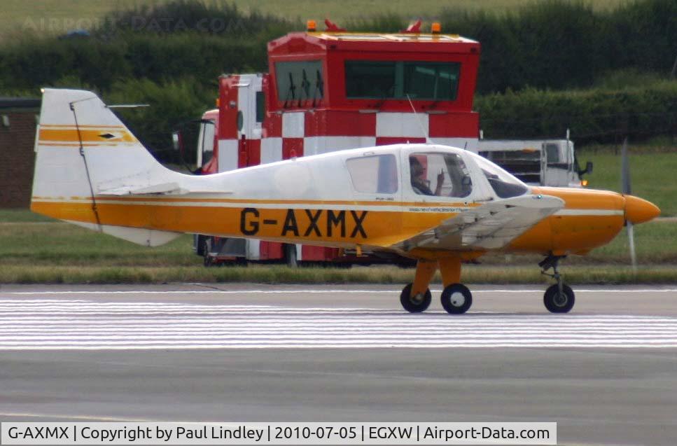 G-AXMX, 1969 Beagle B-121 Pup Series 2 (Pup 150) C/N B121-103, departing after the airshow