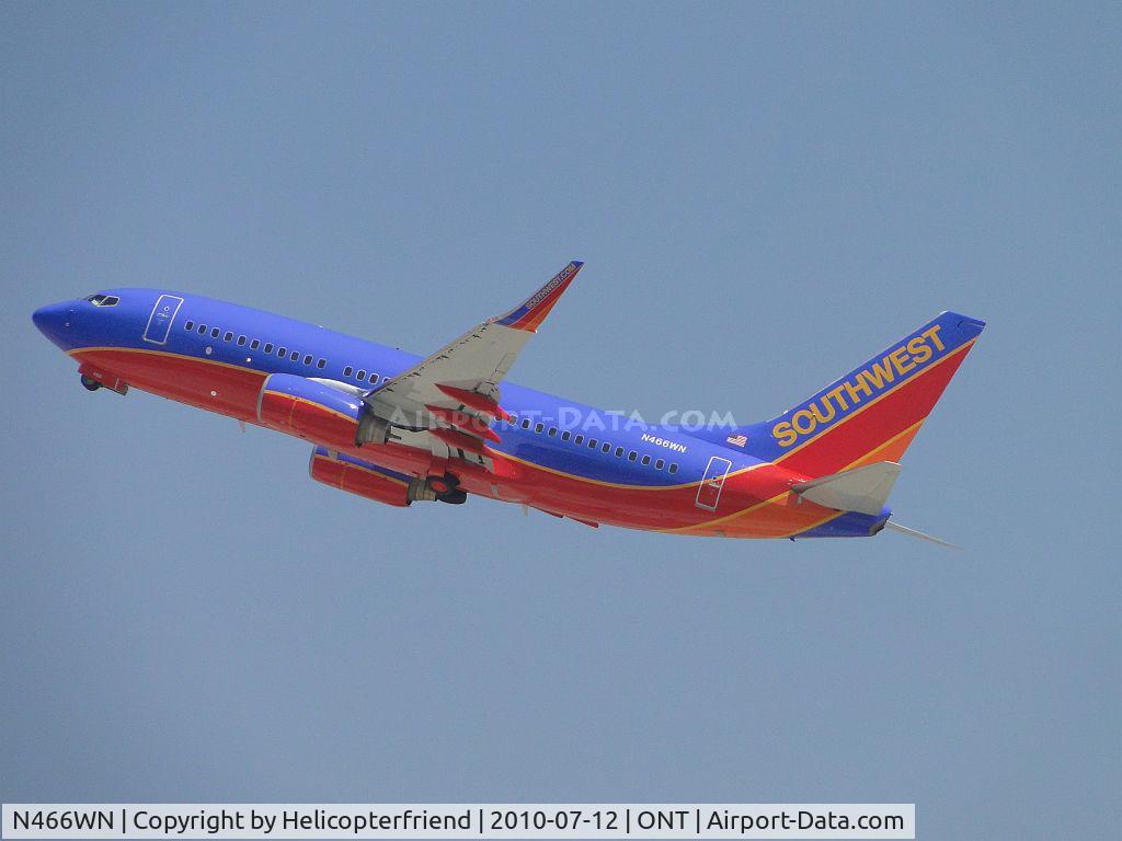 N466WN, 2004 Boeing 737-7H4 C/N 30677, Departing runway 26R aftter picking up passengers and is enroute to Las Vegas