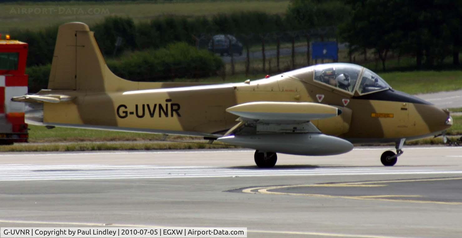 G-UVNR, 1971 BAC 167 Strikemaster Mk.87 C/N EEP/JP/2876, departing after the airshow