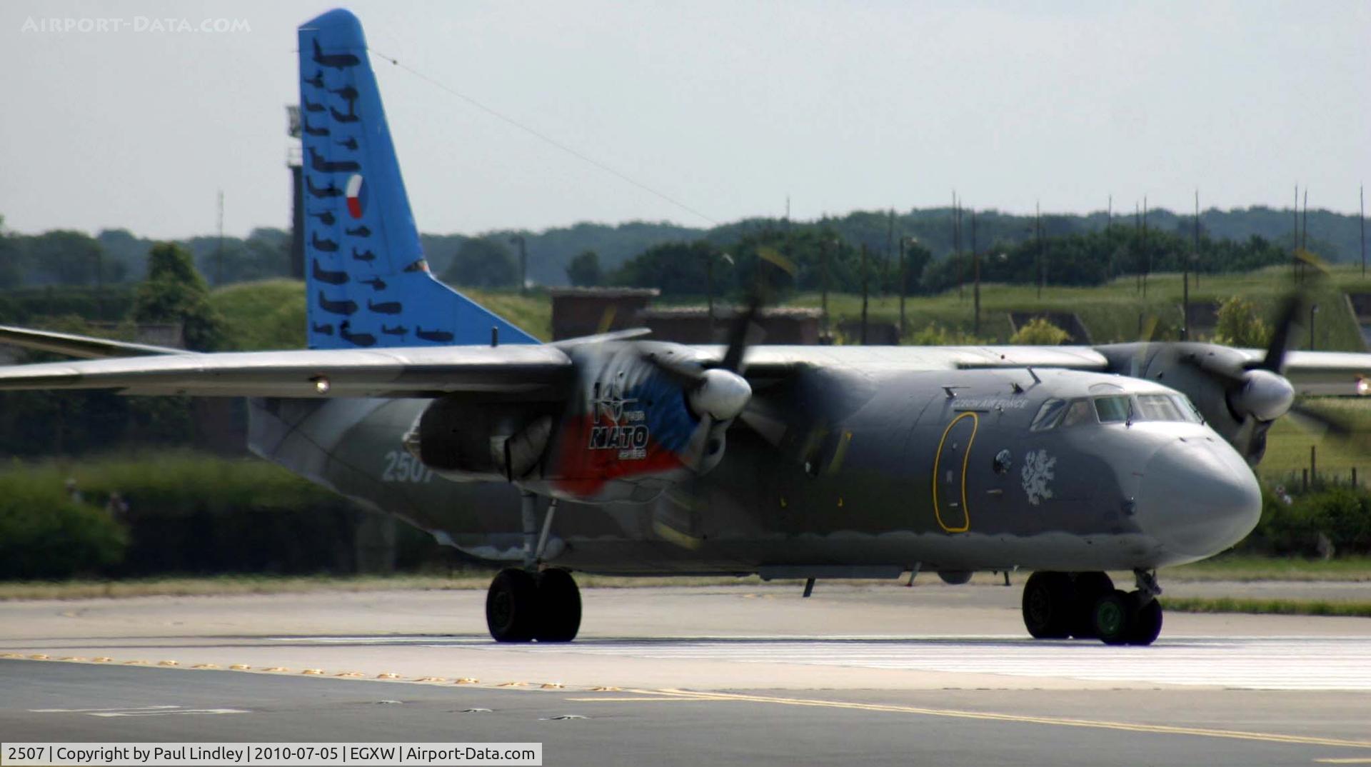 2507, Antonov An-26 C/N 12507, going home after the airshow