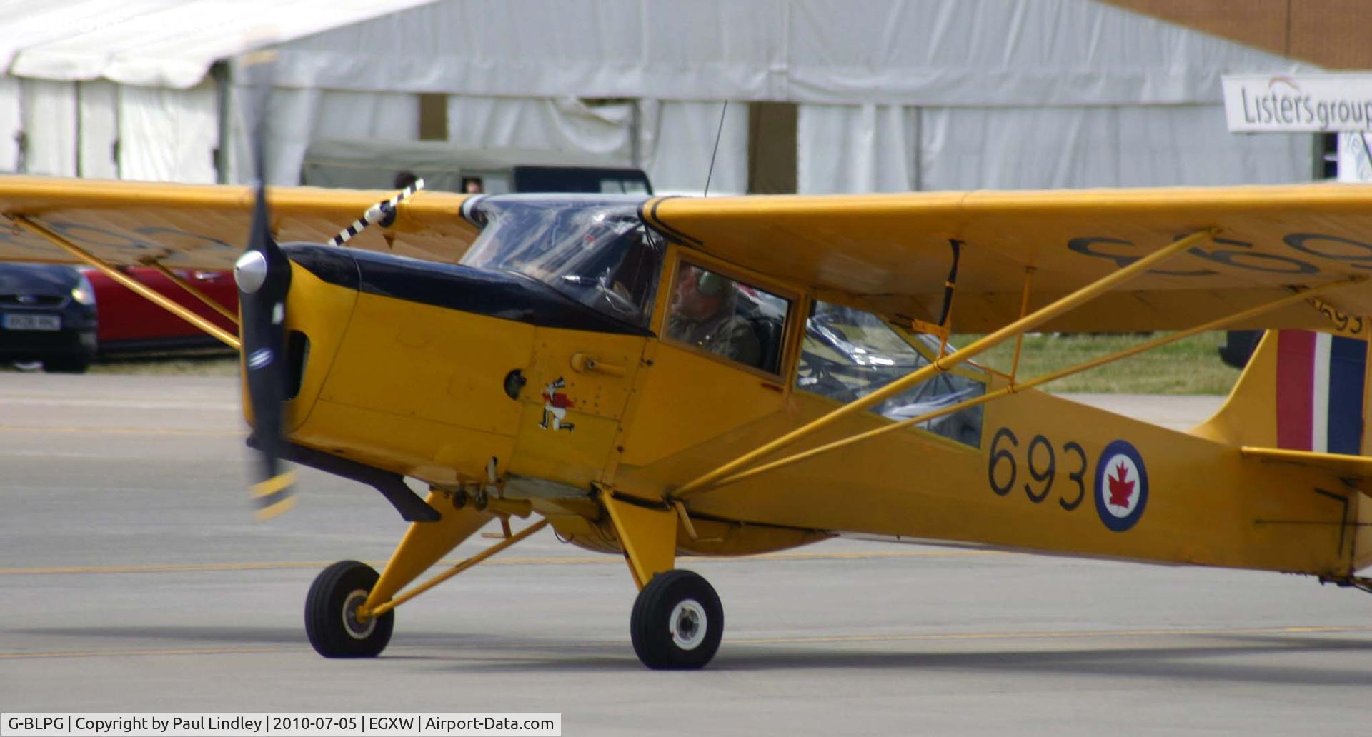 G-BLPG, 1959 Auster J-1N Alpha C/N 3395, departing after appearing in the static