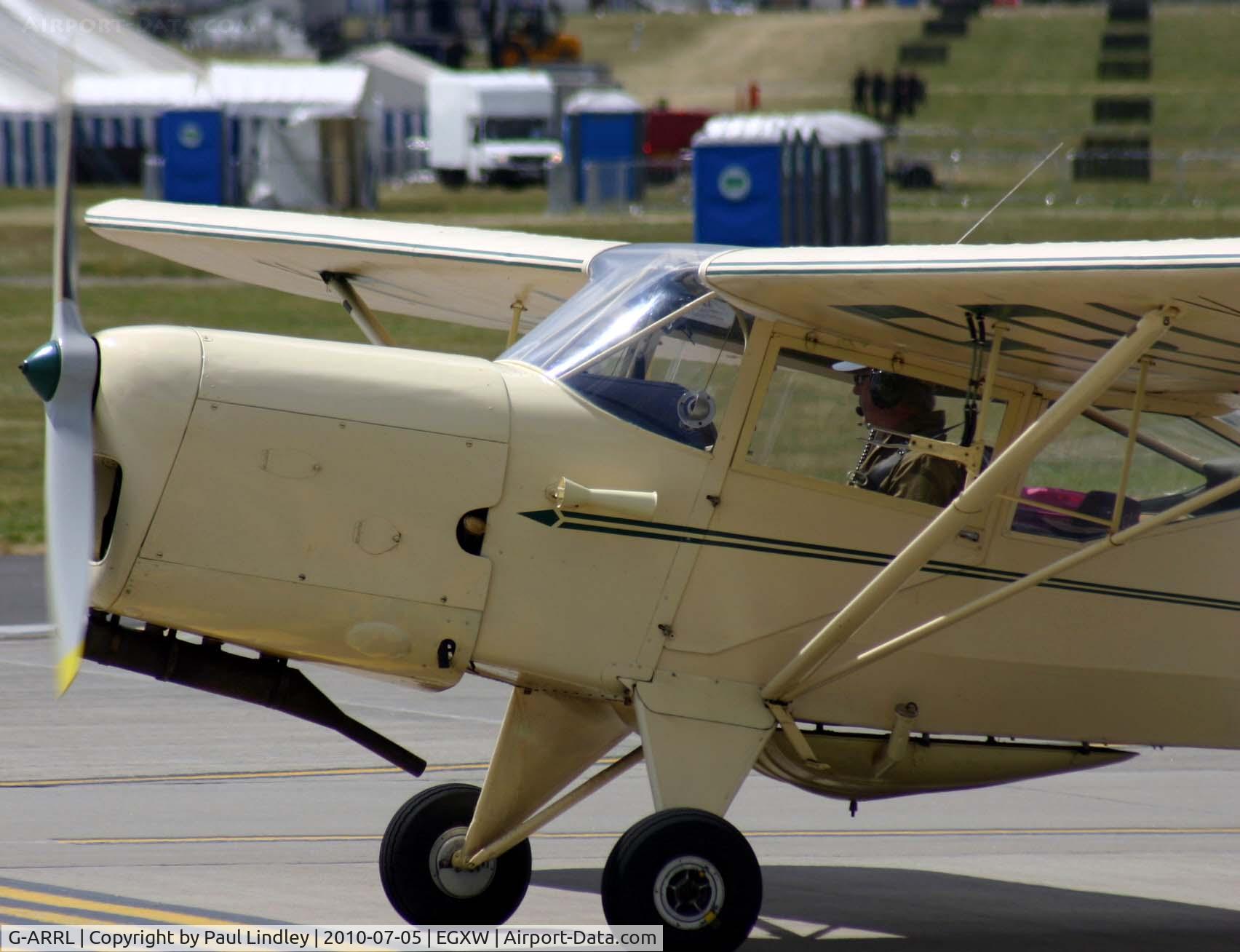 G-ARRL, 1946 Auster J-1N Alpha C/N 2115, departing after the airshow
