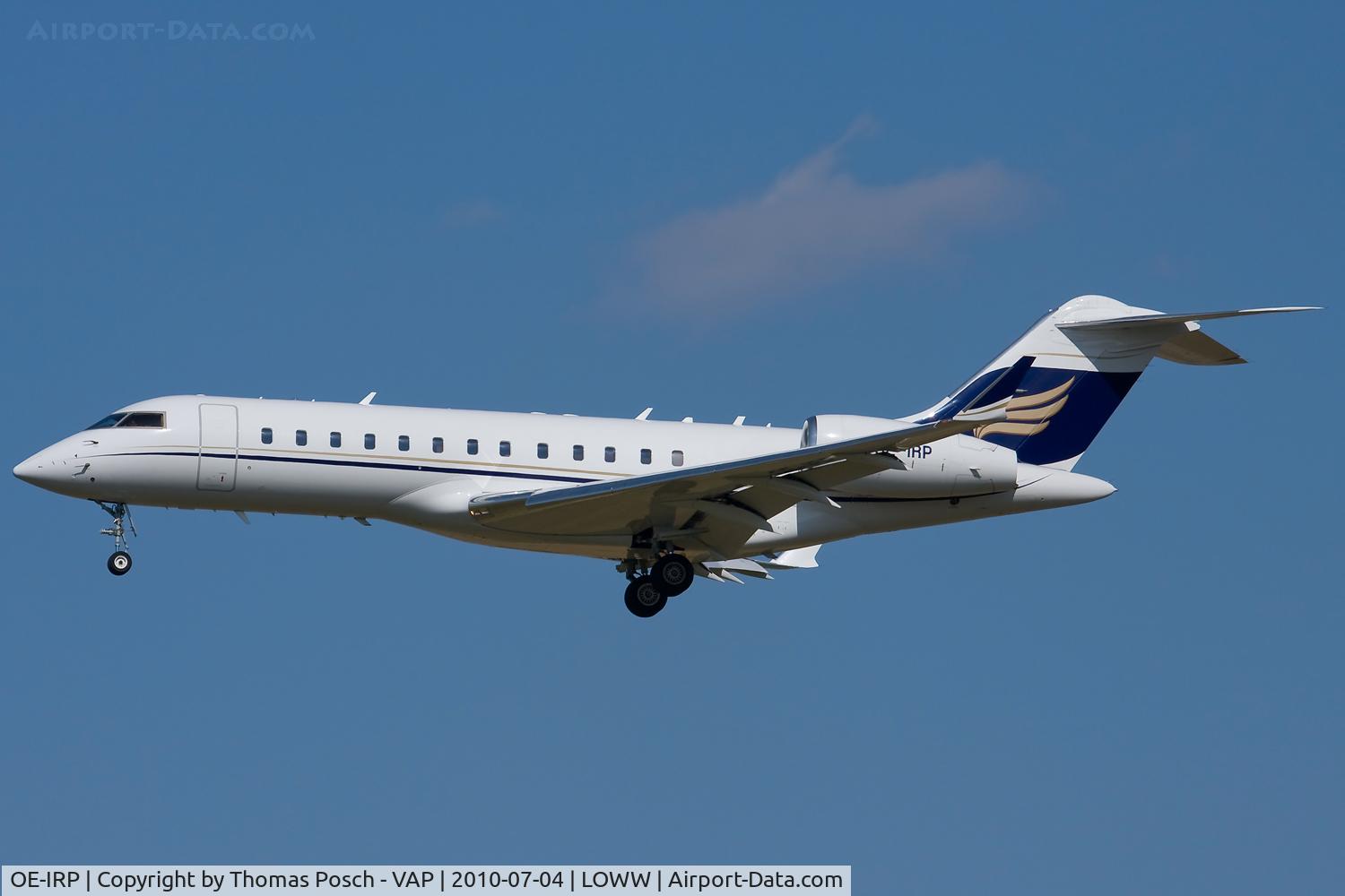 OE-IRP, 2001 Bombardier BD-700-1A10 Global Express XRS C/N 9106, Amira Air