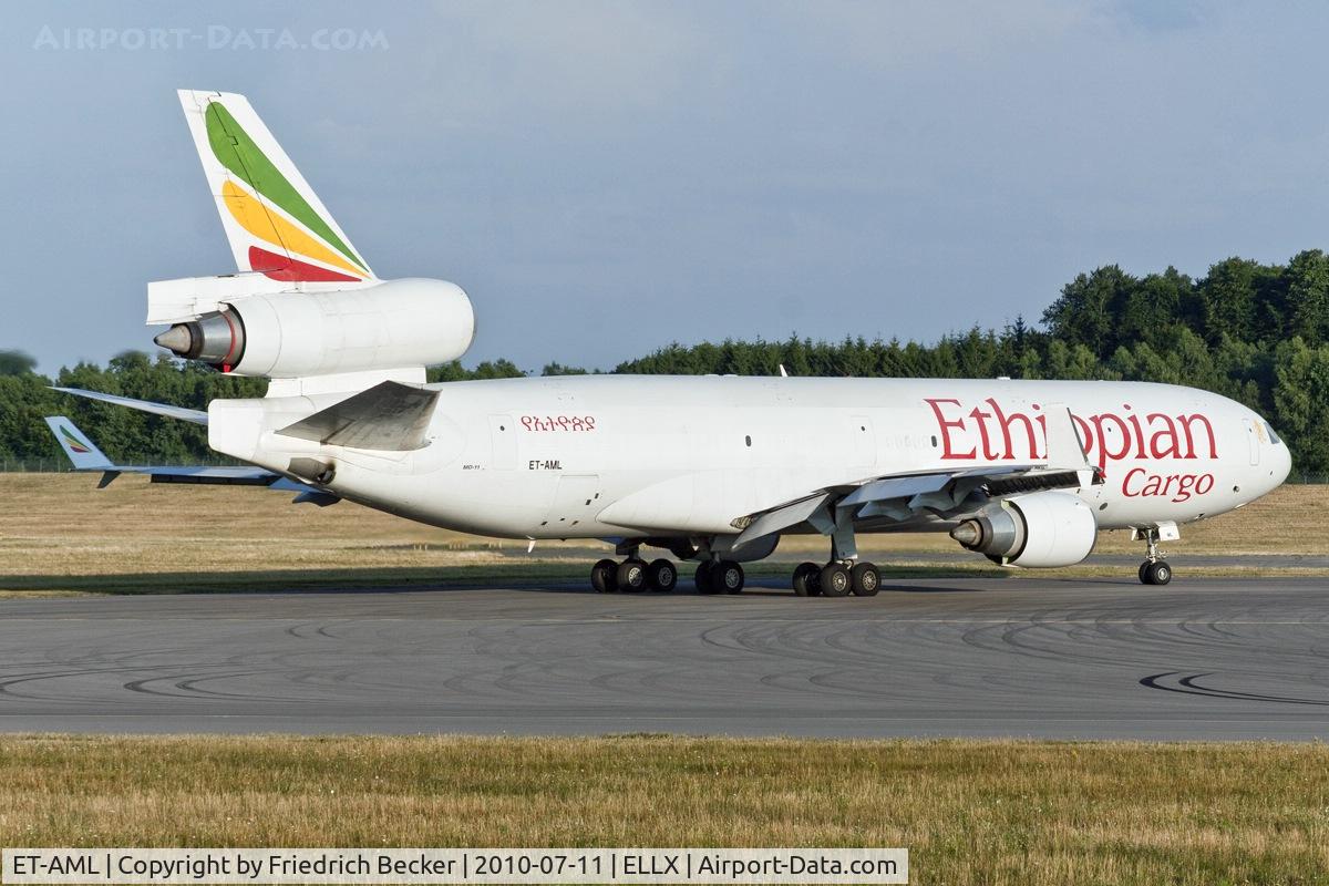 ET-AML, 1997 McDonnell Douglas MD-11F C/N 48758, holding point RW24