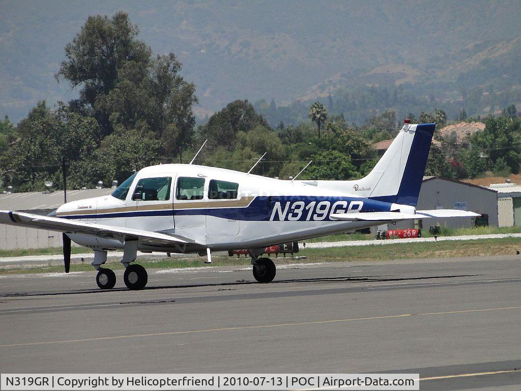 N319GR, 1978 Beech C23 Sundowner 180 C/N M-2080, Parked east of Norm's Cafe in transient parking