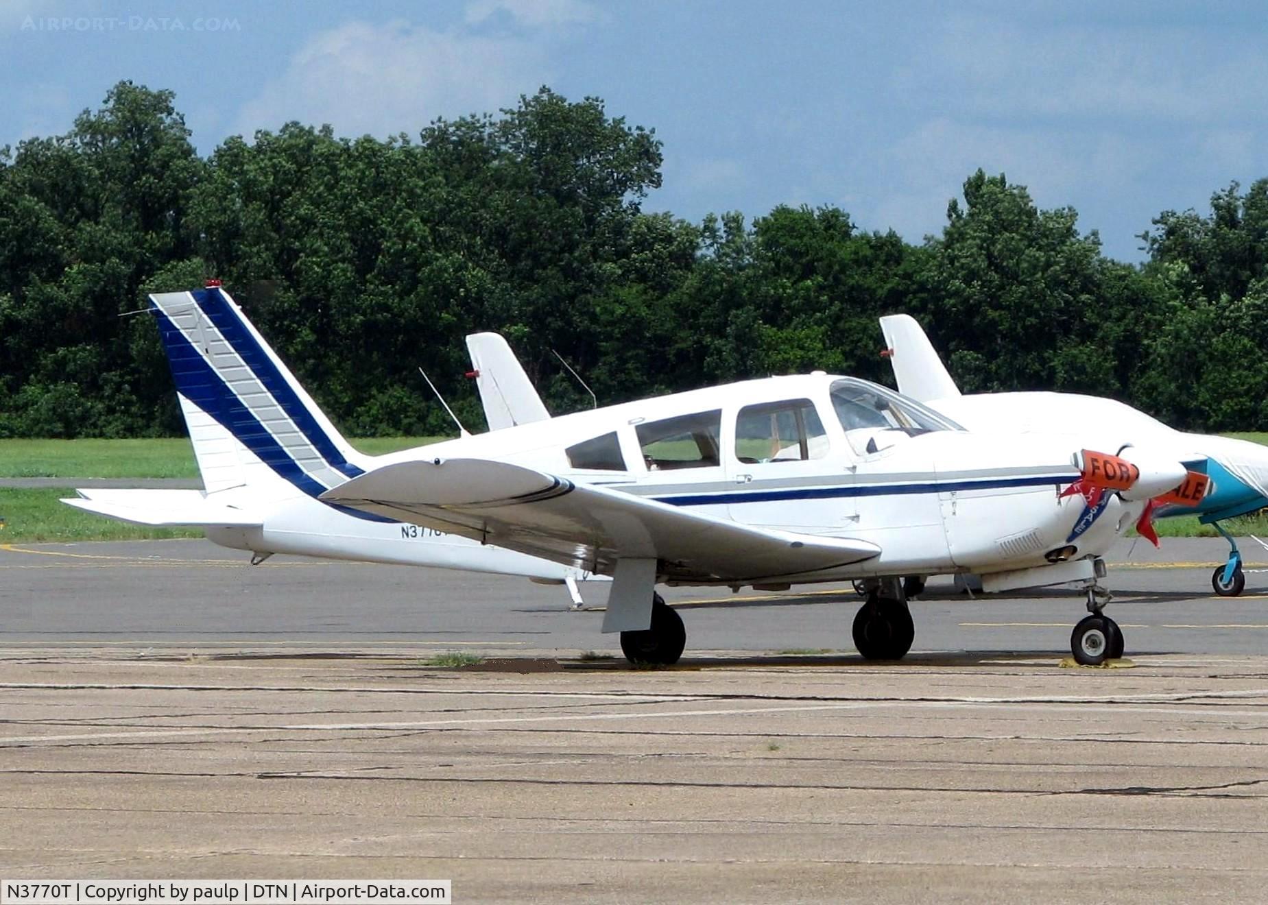 N3770T, 1967 Piper PA-28R-180 Cherokee Arrow C/N 28R-30082, At Shreveport's Downtown Airport.