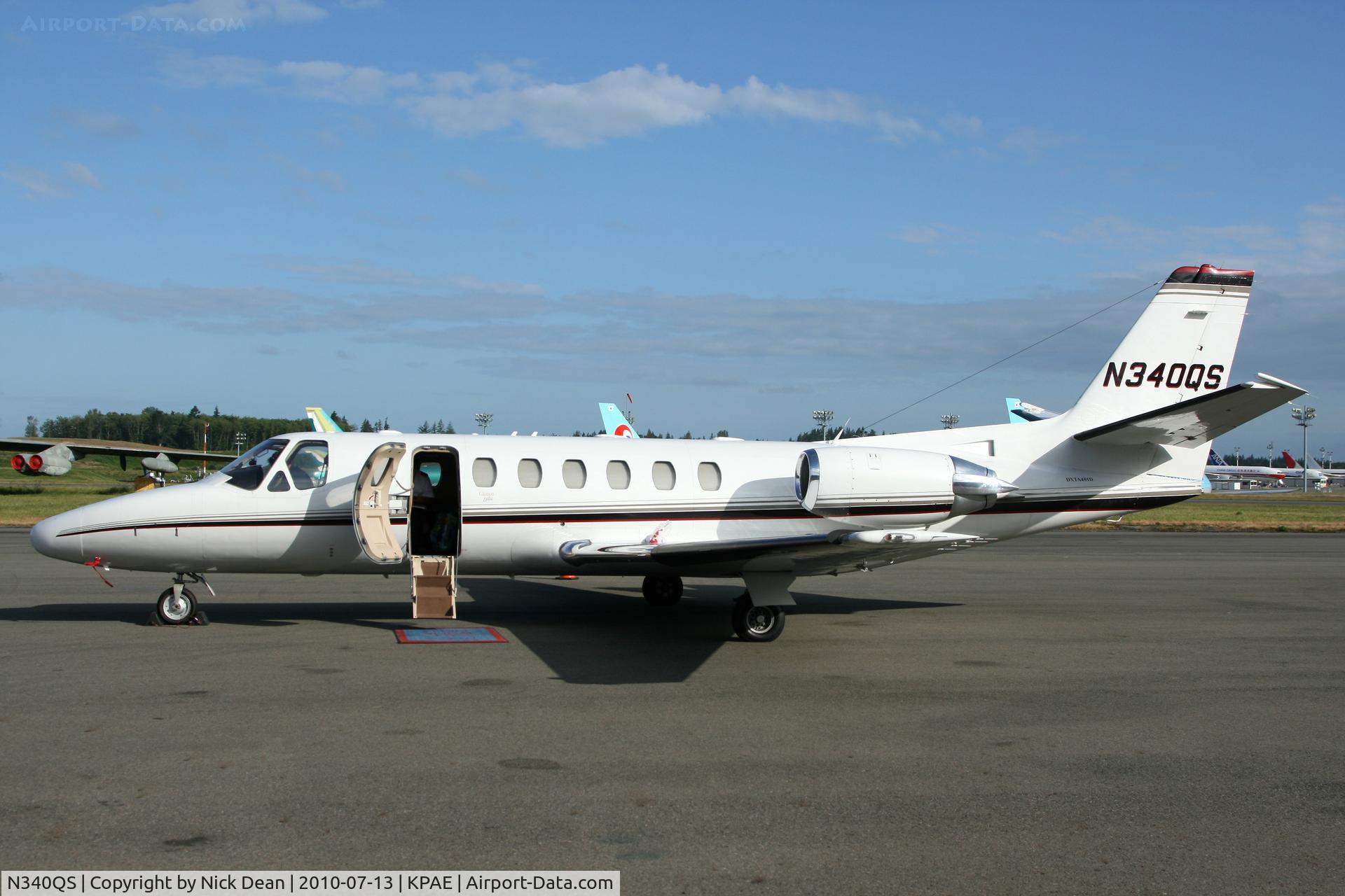 N340QS, 1999 Cessna 560 Citation Ultra C/N 560-0514, KPAE