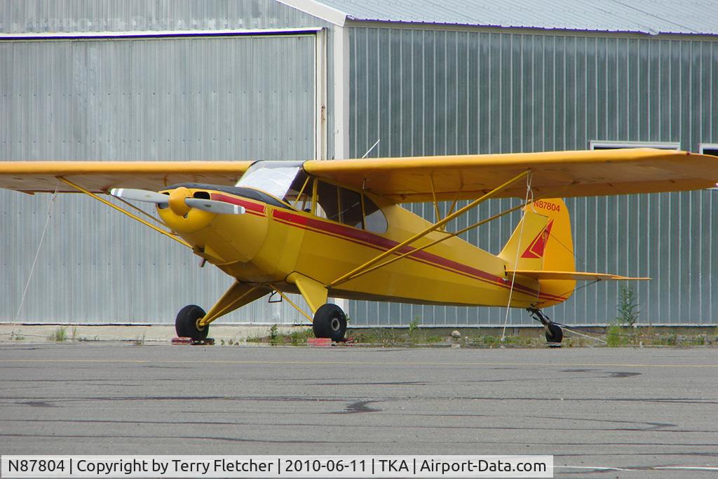 N87804, 1946 Piper PA-12 Super Cruiser C/N 12-5, 1946 Piper PA-12, c/n: 12-5 - at Talkeetna  ; this was one of the first Piper PA-12 Cruisers to roll off the production line in 1946