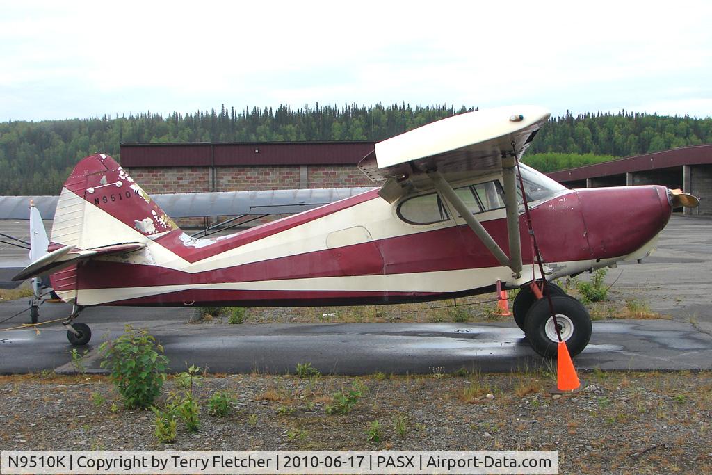 N9510K, 1947 Stinson 108-2 Voyager C/N 108-2510, 1947 Stinson 108-2, c/n: 108-2510 at Soldotna