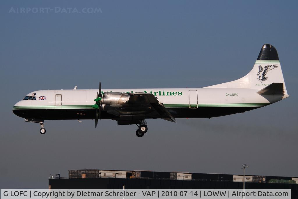 G-LOFC, 1959 Lockheed L-188C(F) Electra C/N 1100, Atlantic Airlines Electra