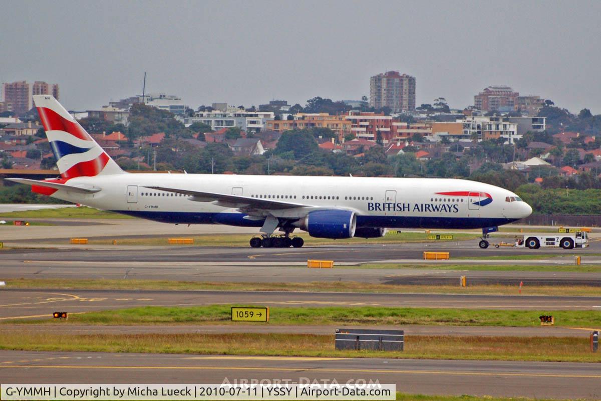 G-YMMH, 2000 Boeing 777-236/ER C/N 30309, At Sydney