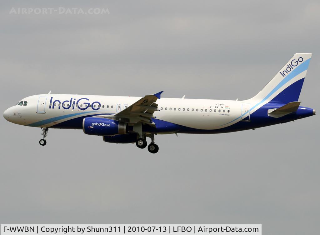 F-WWBN, 2010 Airbus A320-232 C/N 4384, C/n 4384 - To be VT-IGT