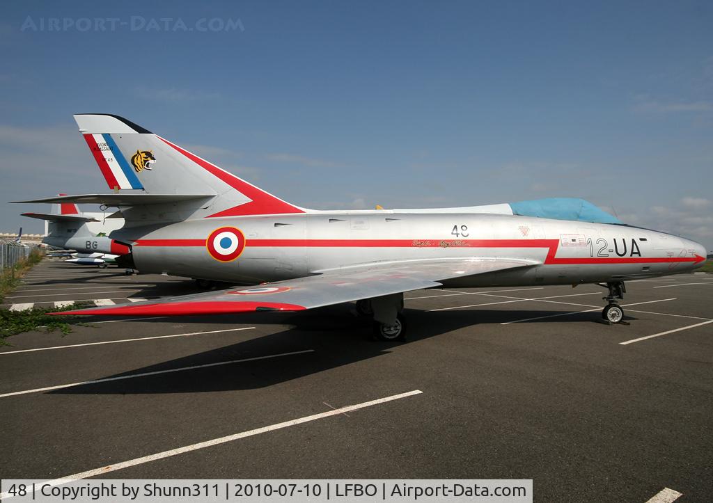 48, Dassault Super Mystere B.2 C/N 48, Preserved inside Old Wings Association...