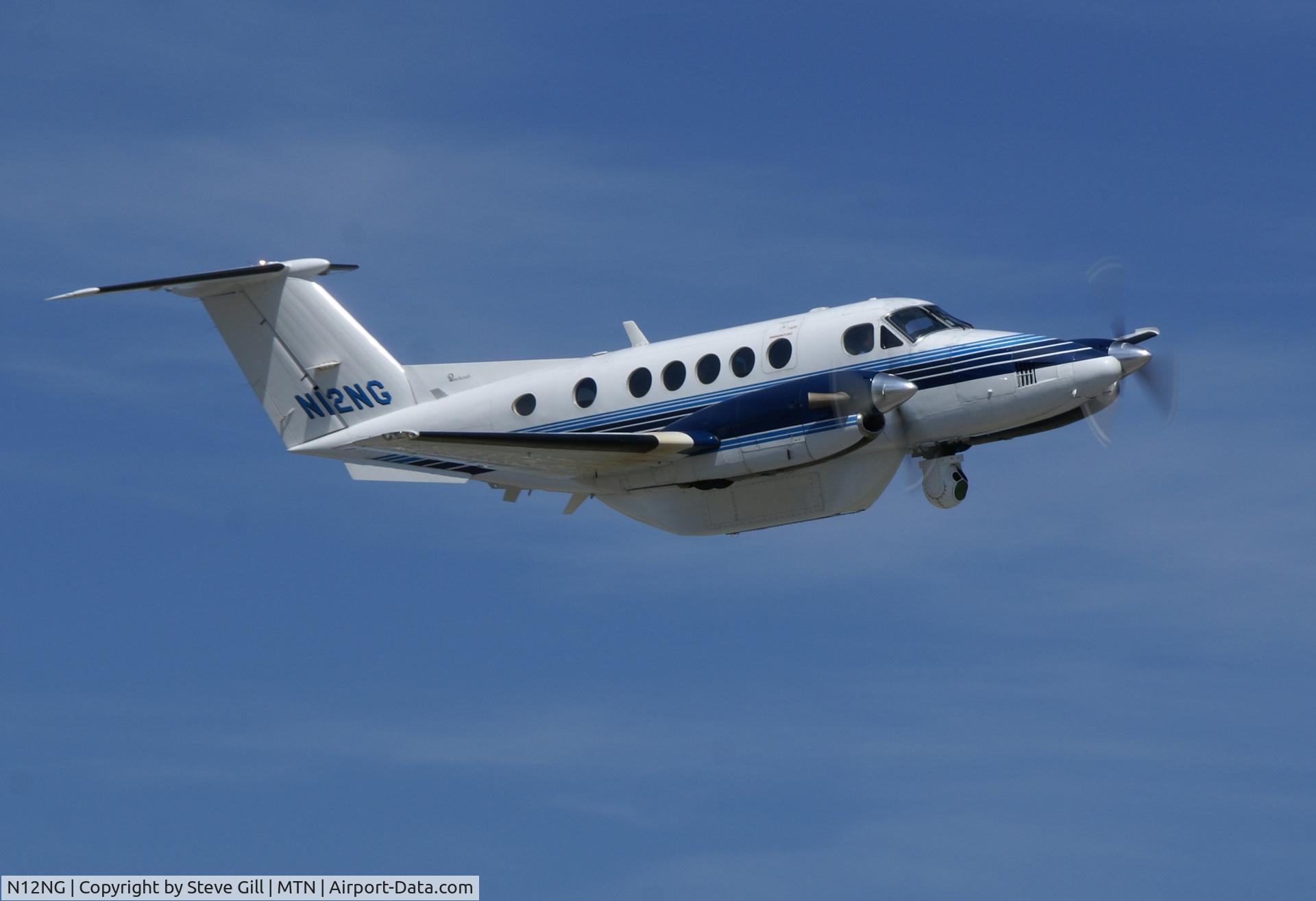 N12NG, 1979 Beech 200 C/N BB-581, N12NG in action over Chesapeake Bay