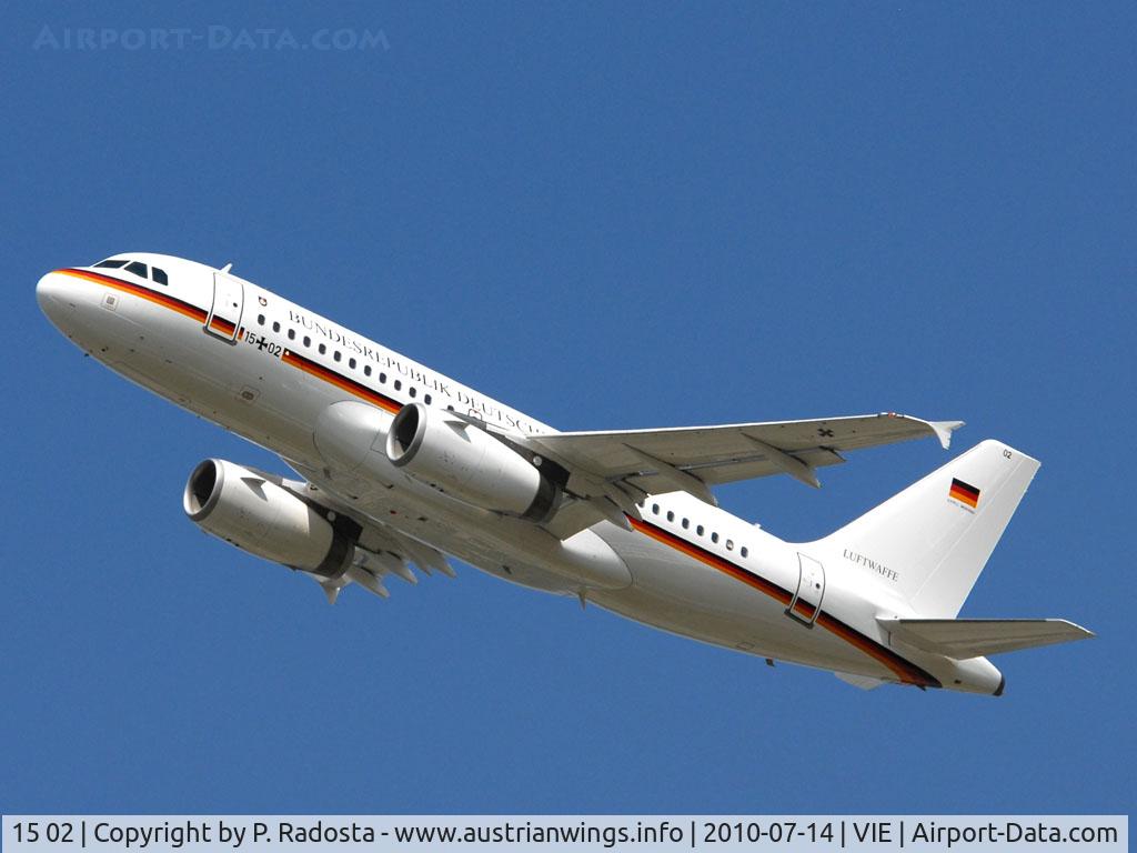 15 02, 2009 Airbus ACJ319 (A319-133/CJ) C/N 4060, Brand new A 319 of the German Luftwaffe - Germanys president Christian Wulff visited Austrias president Heinz Fischer. Probably the first landing of this plane in Austria