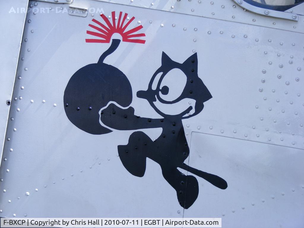 F-BXCP, 1960 Max Holste MH-1521M Broussard C/N 149, nose art on Max Holste C1