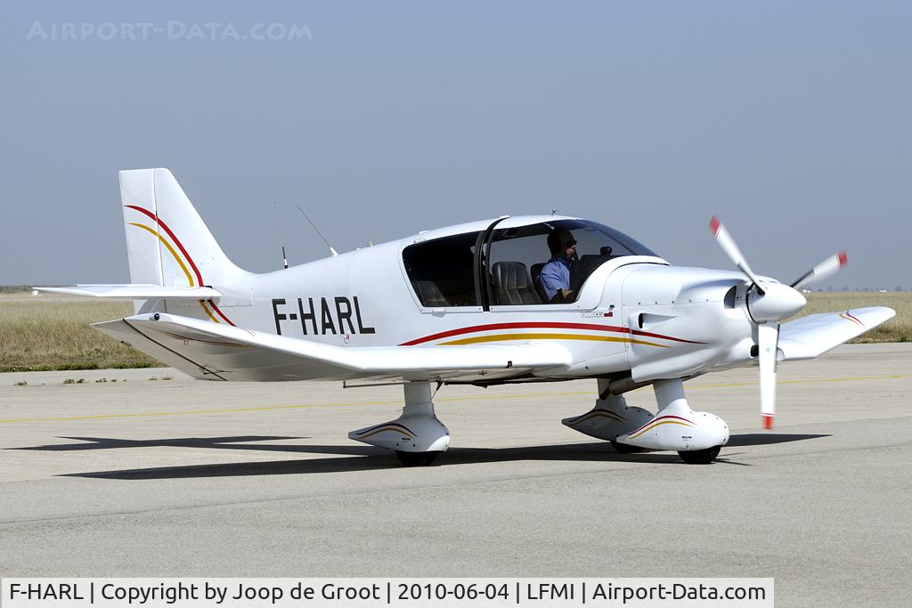 F-HARL, Robin DR-400-140B Major C/N 2607, civil visitor to the Istres Open House. It was parked on the CEV flightline later on.