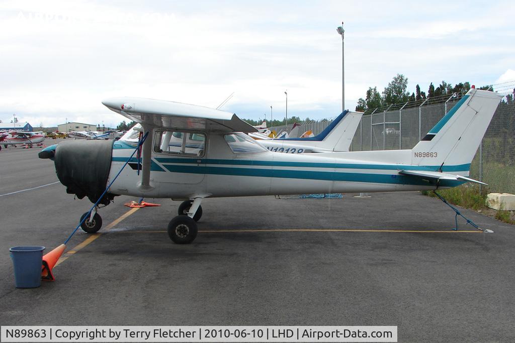 N89863, 1978 Cessna 152 C/N 15282896, 1978 Cessna 152, c/n: 15282896 at Lake Hood