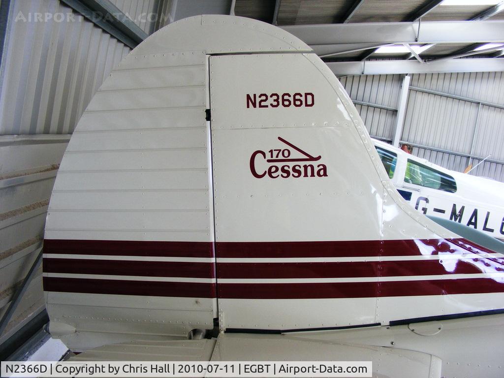 N2366D, 1952 Cessna 170B C/N 20518, Turweston resident