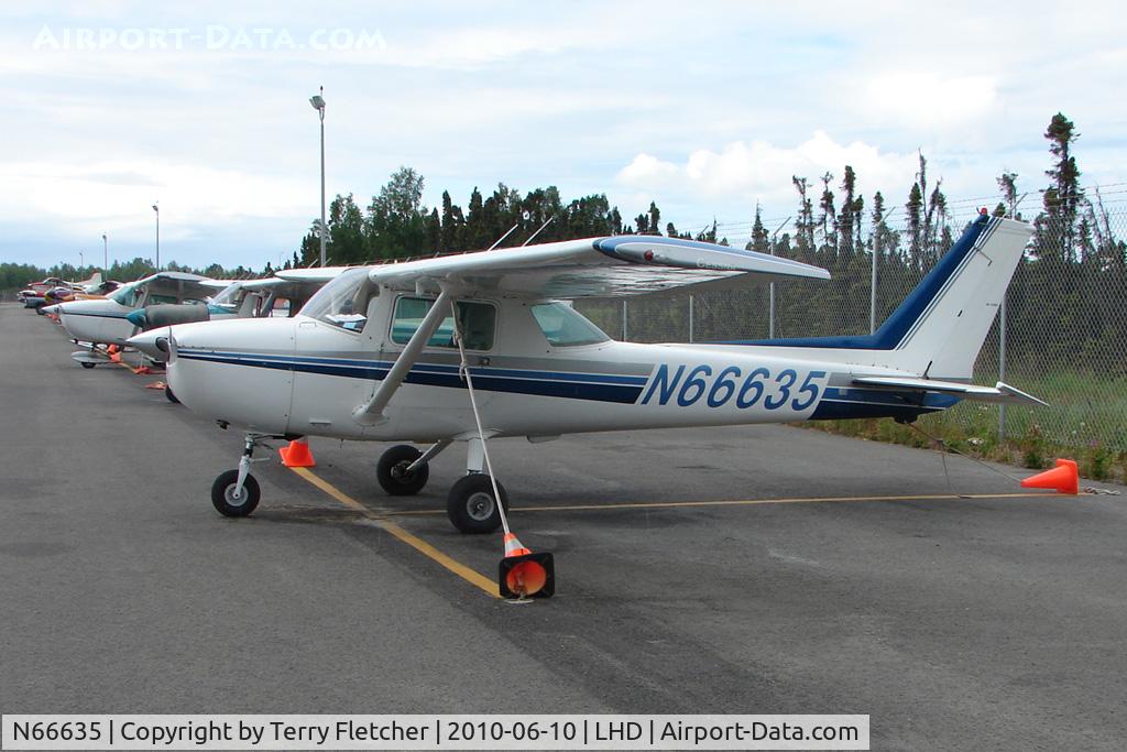 N66635, 1974 Cessna 150M C/N 15076170, 1974 Cessna 150M, c/n: 15076170 at Lake Hood