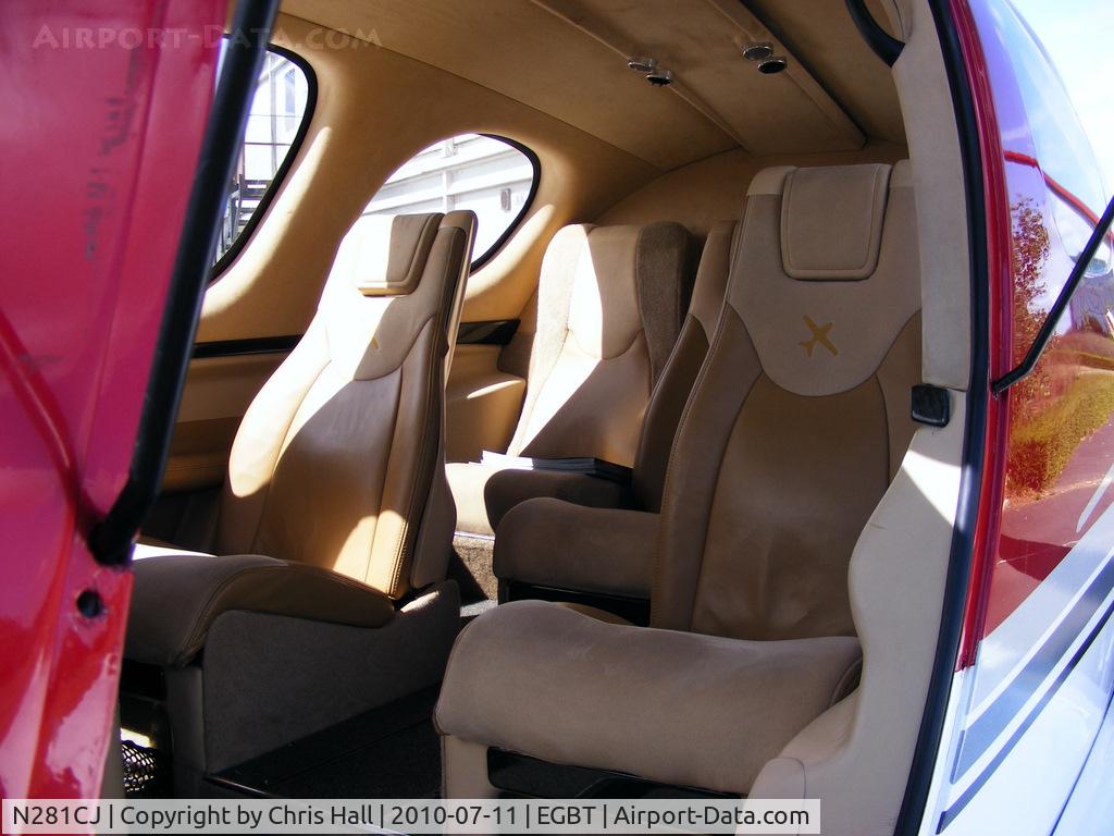 N281CJ, 2008 Cirrus SF50 Vision C/N Not found N281CJ, interior of the Vision SJ50